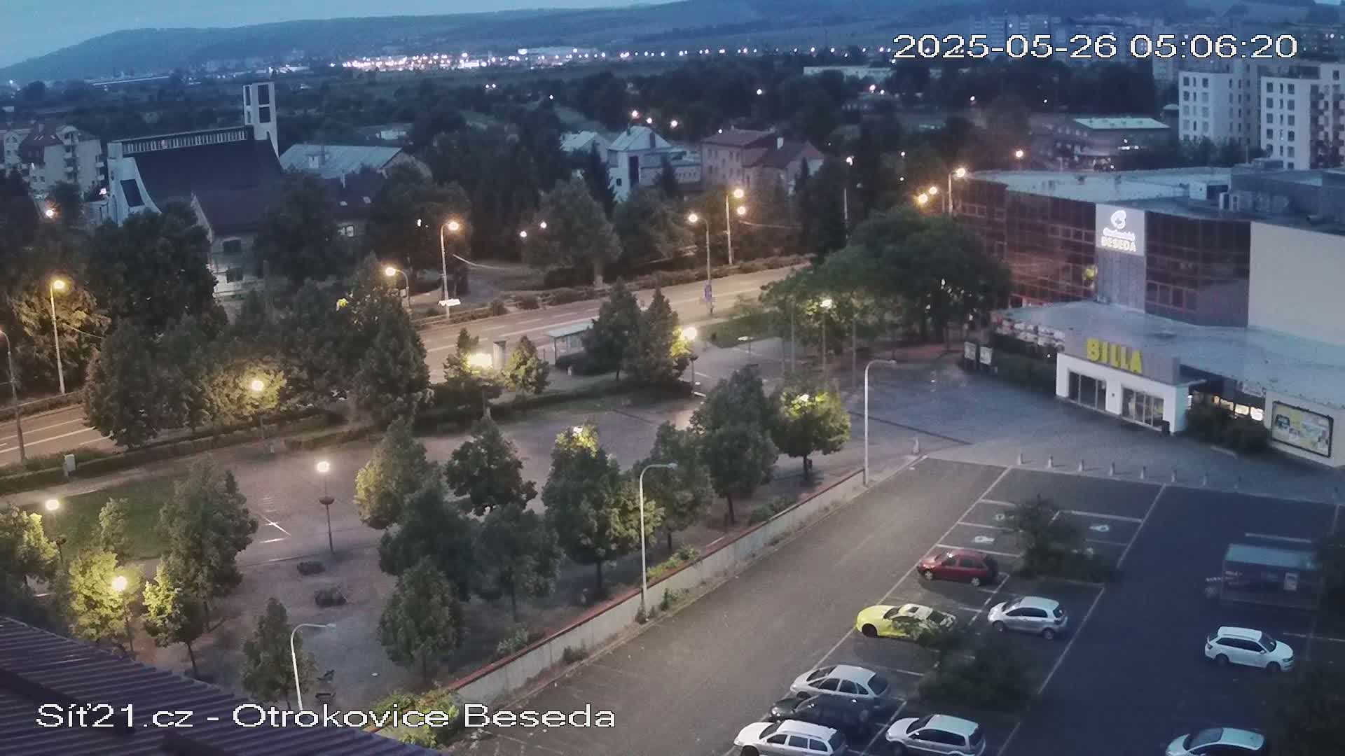 Otrokovice East View Skyline Live Cam - Otrokovice, Zlin, Czechia