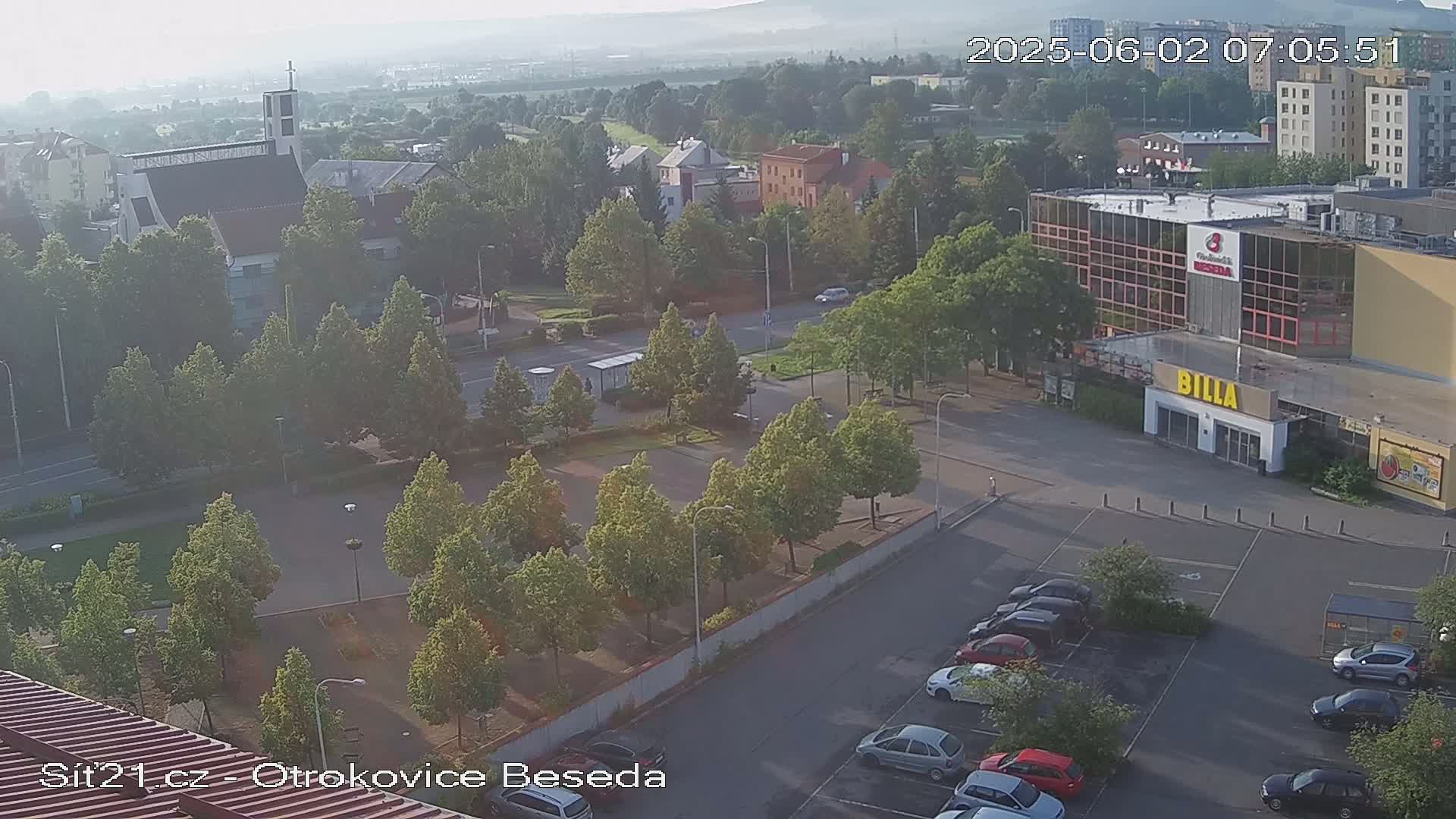 Otrokovice East View Skyline Live Cam - Otrokovice, Zlin, Czechia
