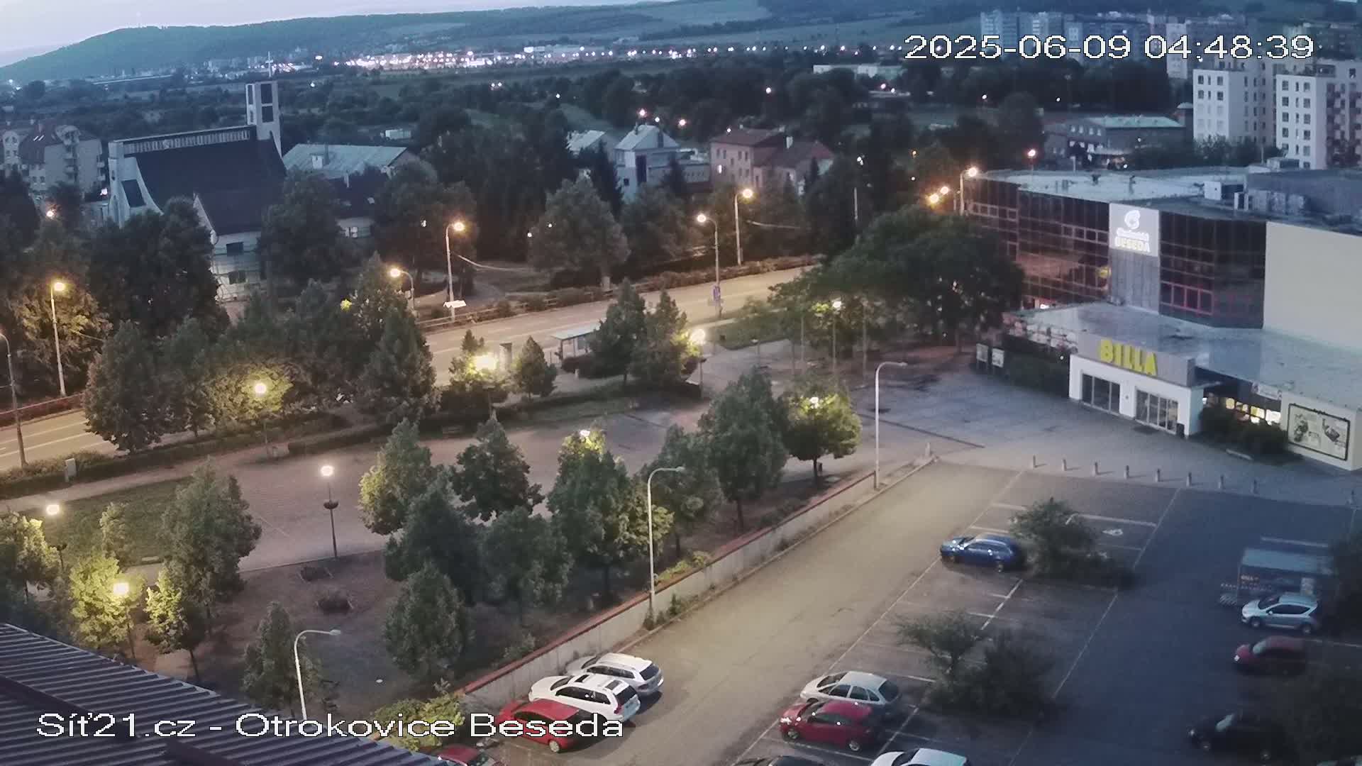 Otrokovice East View Skyline Live Cam - Otrokovice, Zlin, Czechia