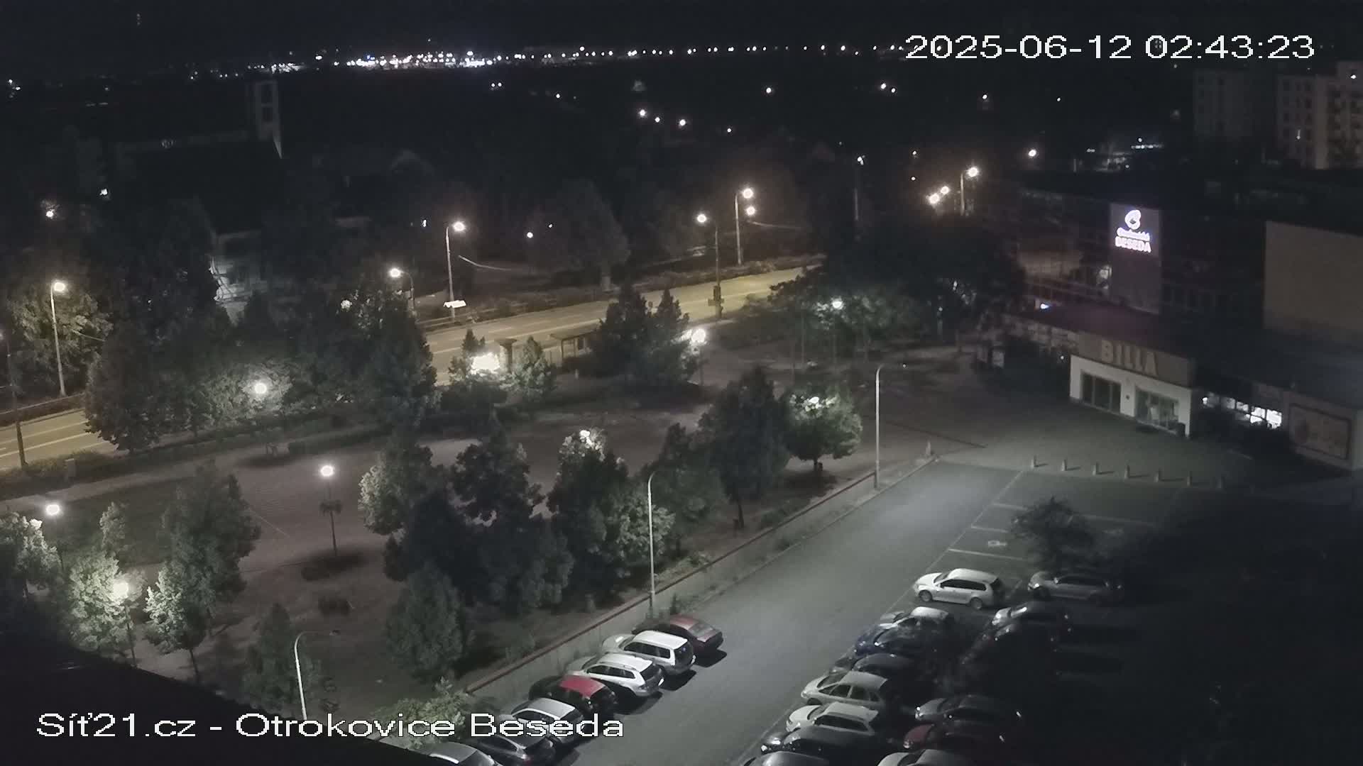 Otrokovice East View Skyline Live Cam - Otrokovice, Zlin, Czechia