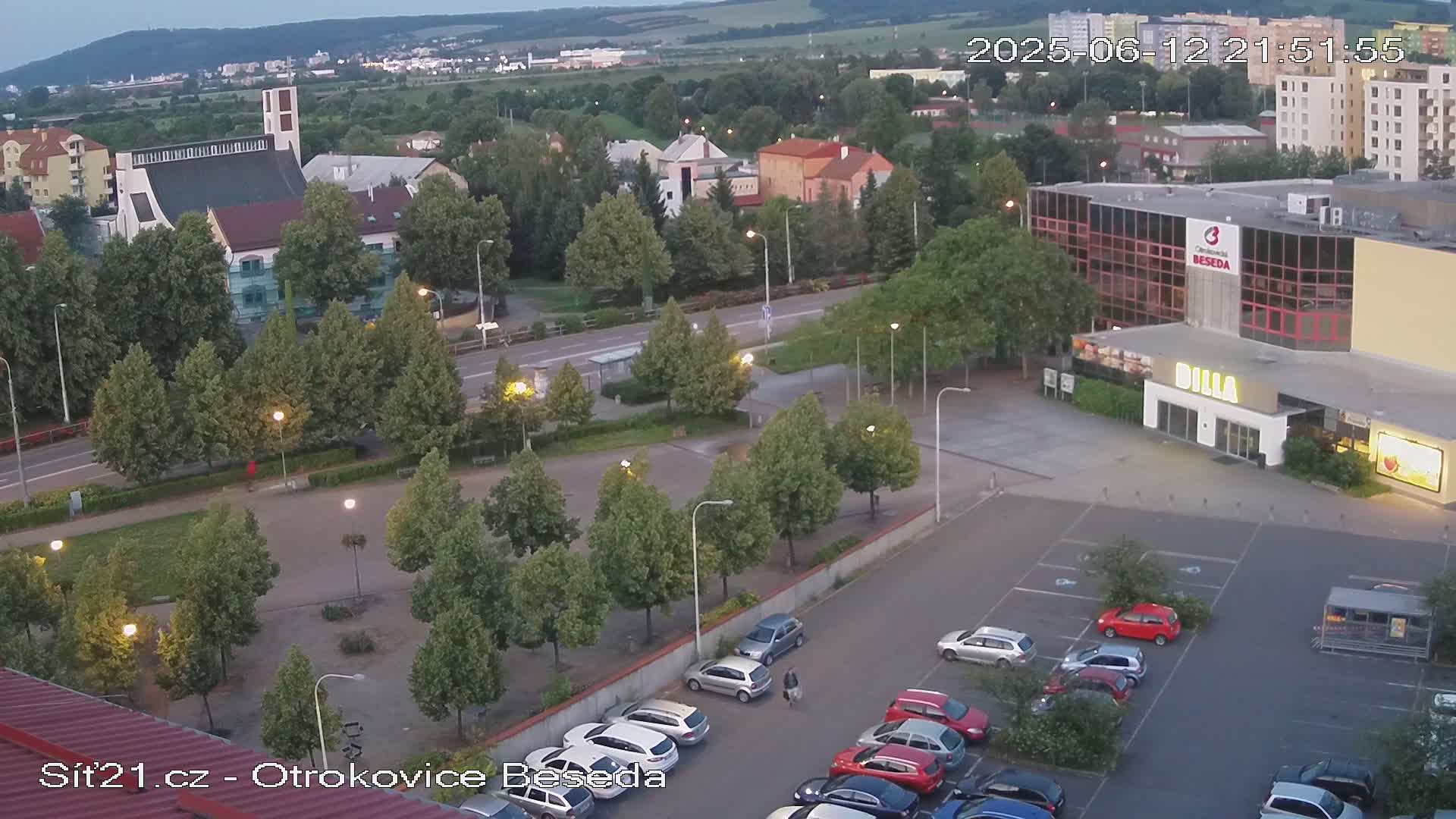 Otrokovice East View Skyline Live Cam - Otrokovice, Zlin, Czechia