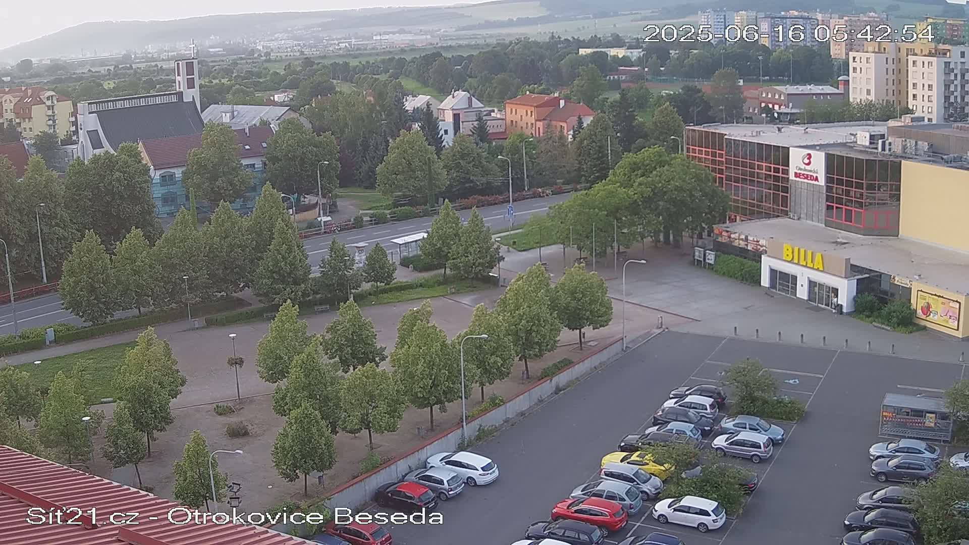 Otrokovice East View Skyline Live Cam - Otrokovice, Zlin, Czechia