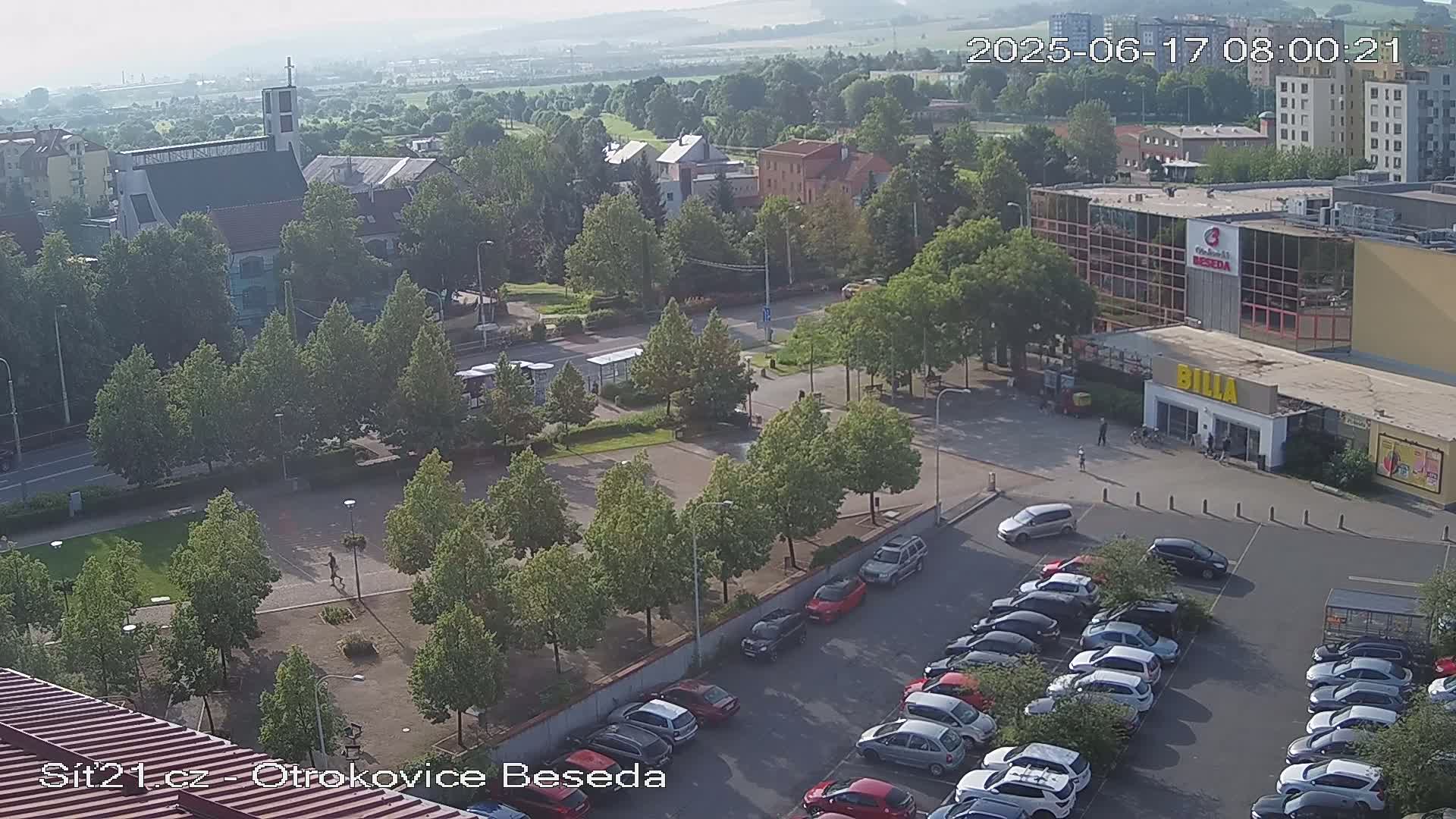 Otrokovice East View Skyline Live Cam - Otrokovice, Zlin, Czechia
