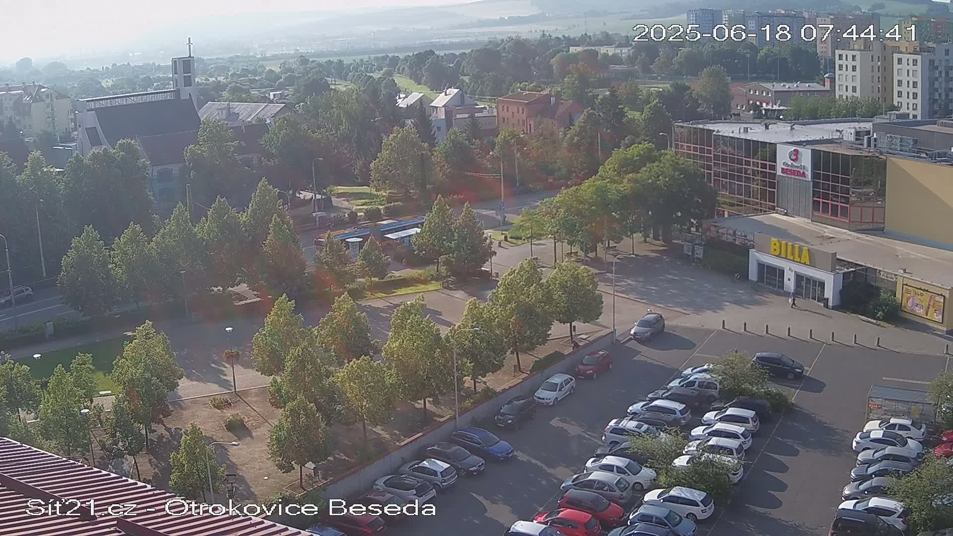 Otrokovice East View Skyline Live Cam - Otrokovice, Zlin, Czechia