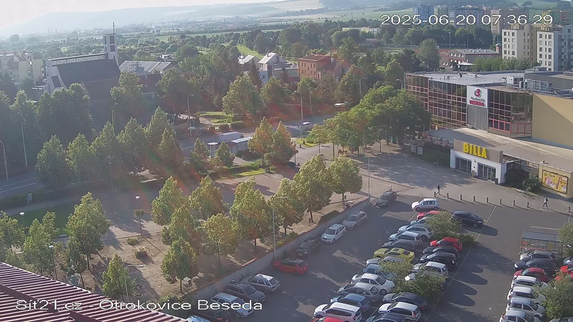 Otrokovice East View Skyline Live Cam - Otrokovice, Zlin, Czechia