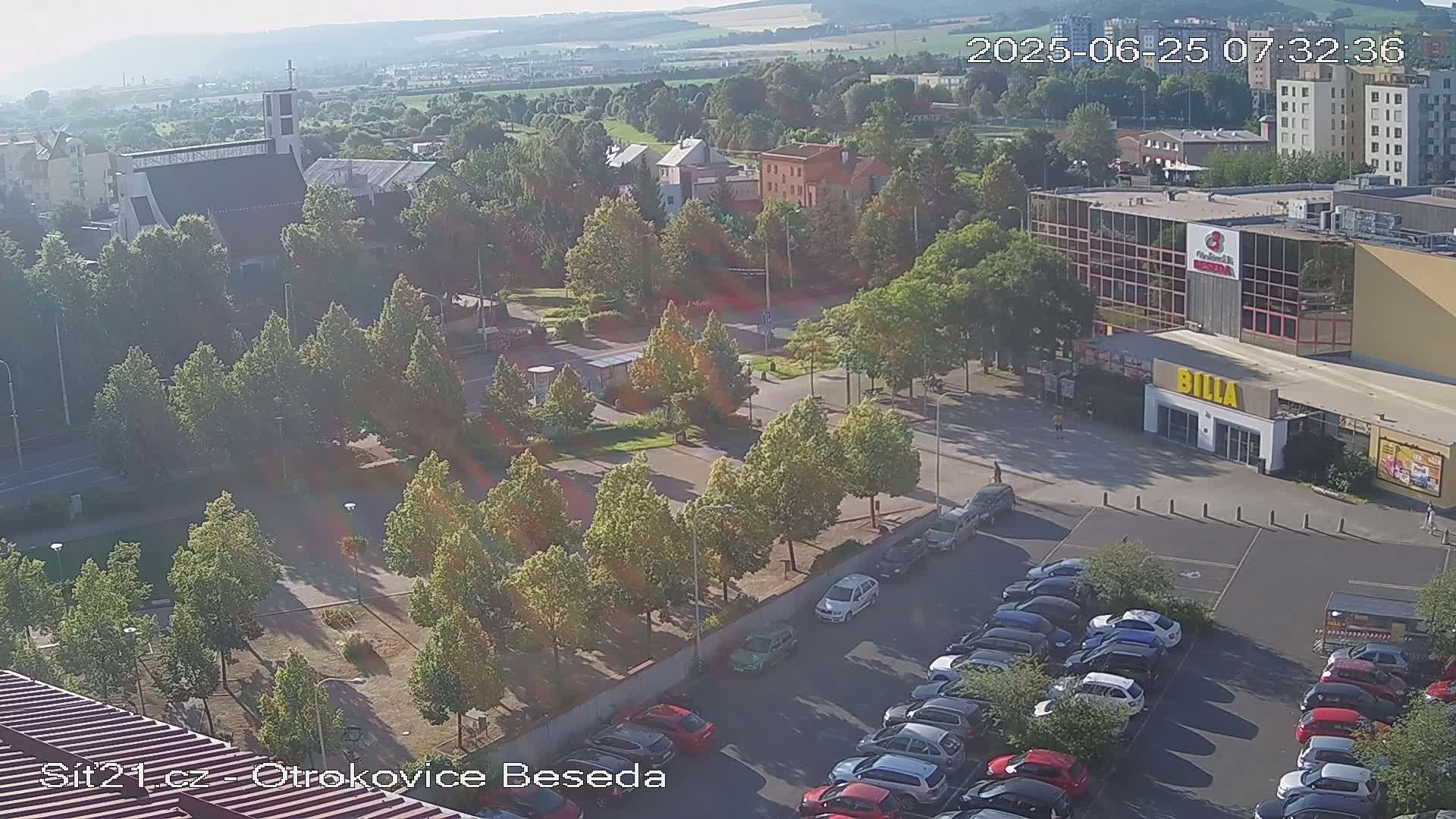 Otrokovice East View Skyline Live Cam - Otrokovice, Zlin, Czechia