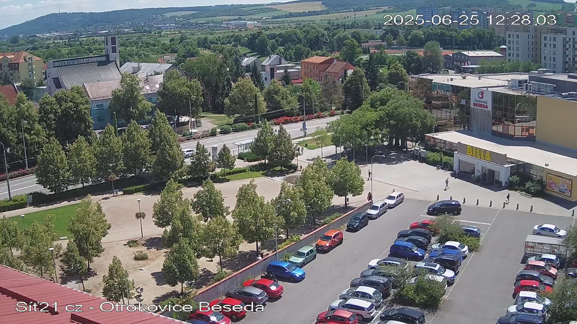 Otrokovice East View Skyline Live Cam - Otrokovice, Zlin, Czechia