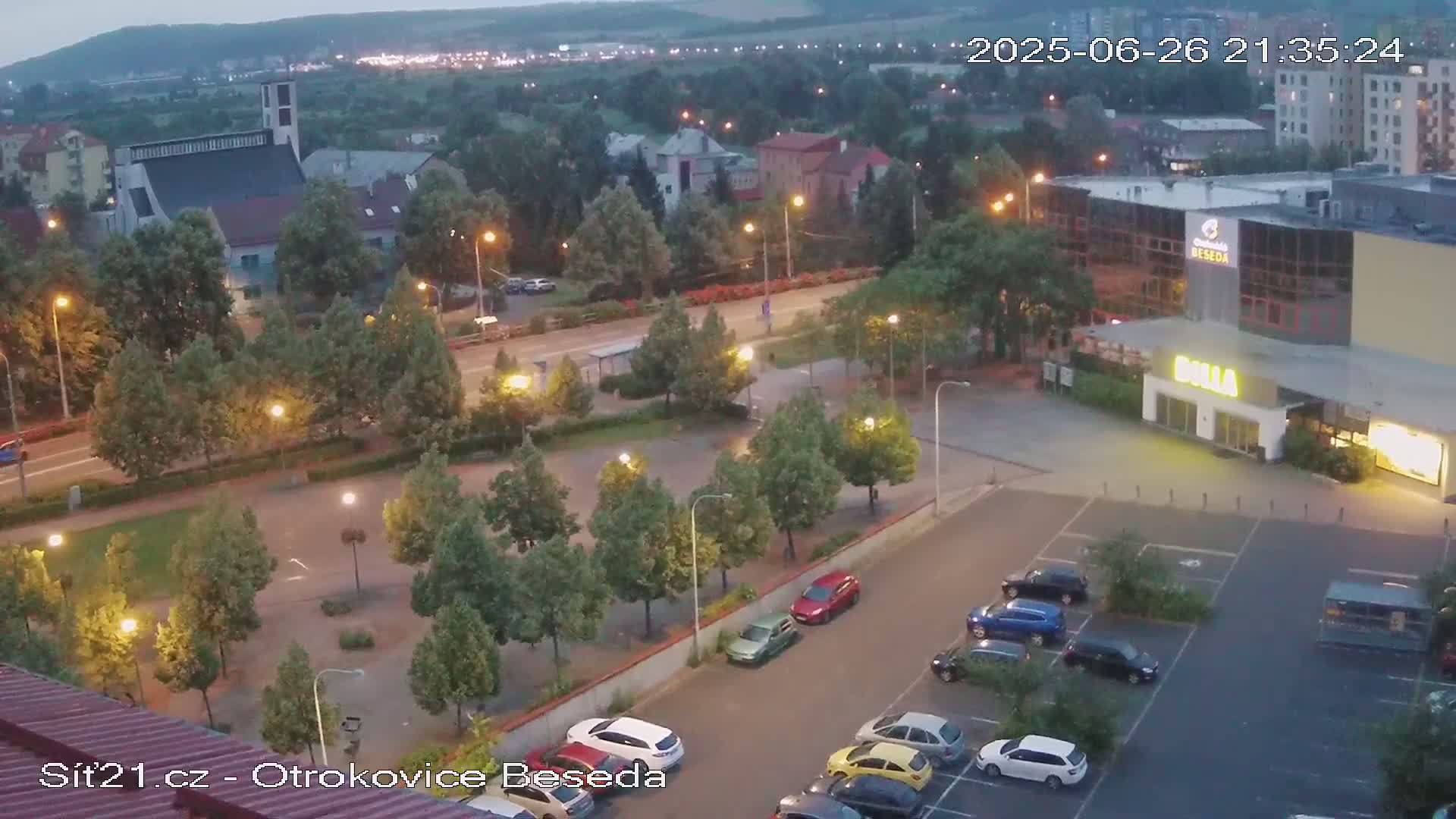 Otrokovice East View Skyline Live Cam - Otrokovice, Zlin, Czechia