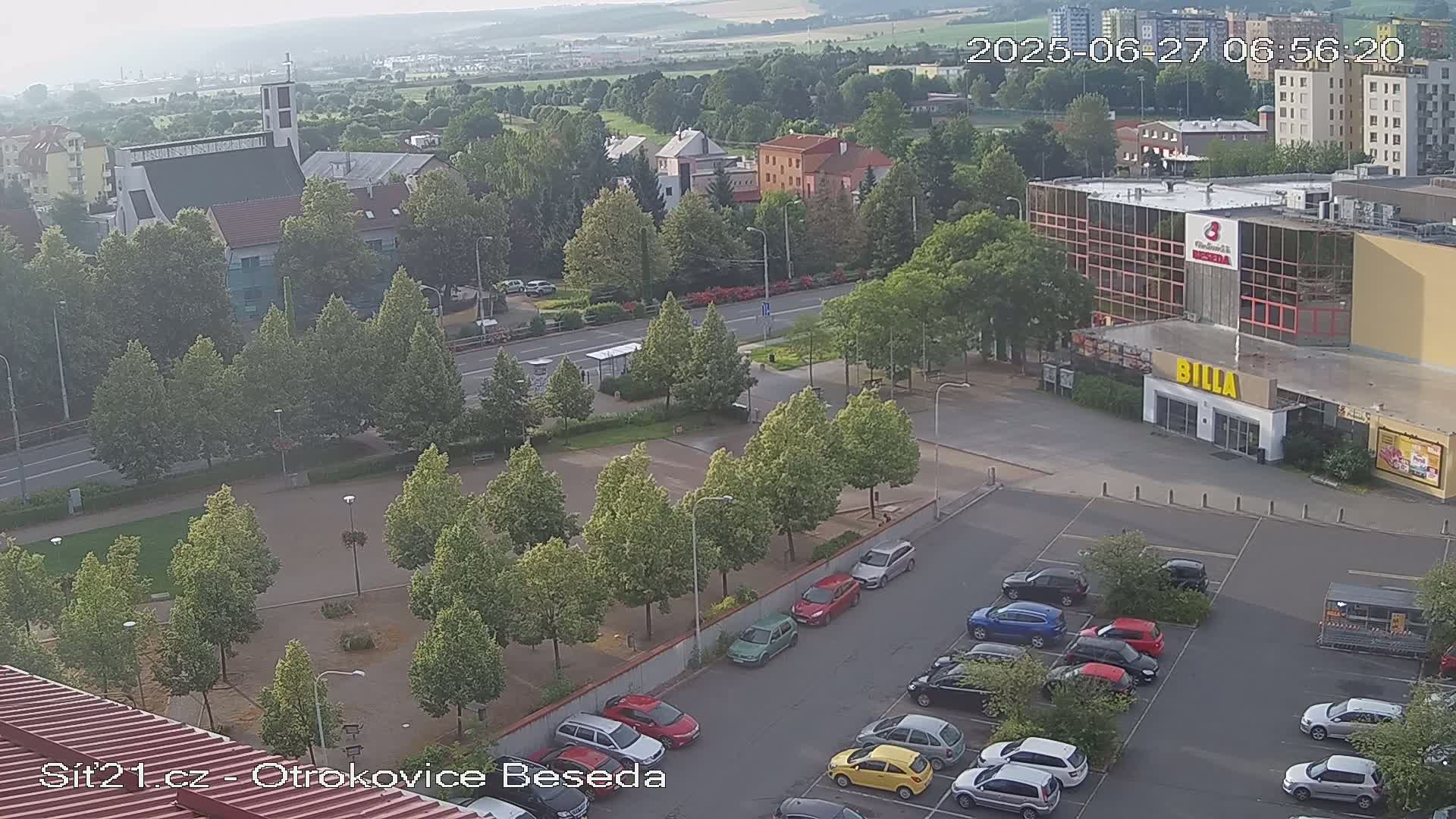 Otrokovice East View Skyline Live Cam - Otrokovice, Zlin, Czechia