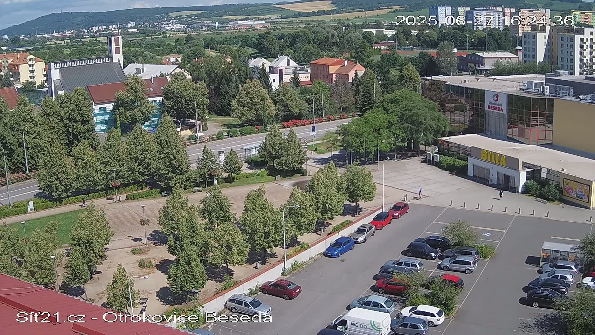 Otrokovice East View Skyline Live Cam - Otrokovice, Zlin, Czechia