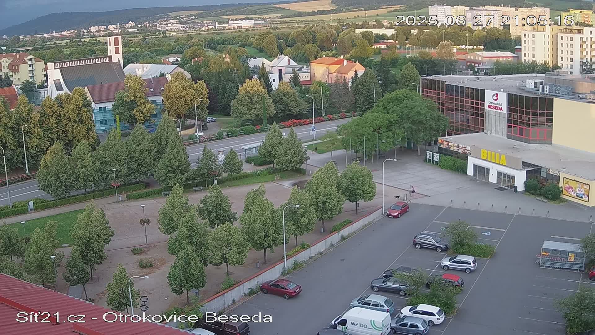 Otrokovice East View Skyline Live Cam - Otrokovice, Zlin, Czechia