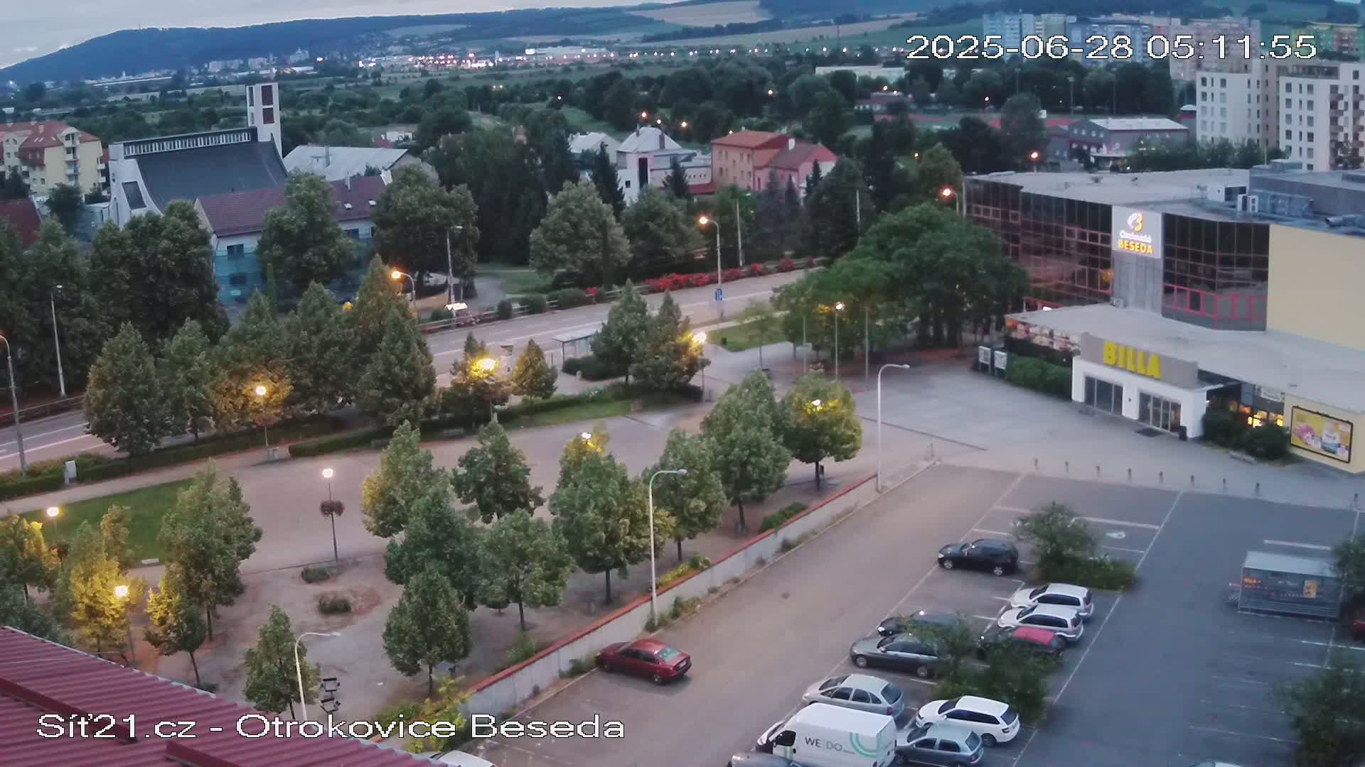 Otrokovice East View Skyline Live Cam - Otrokovice, Zlin, Czechia