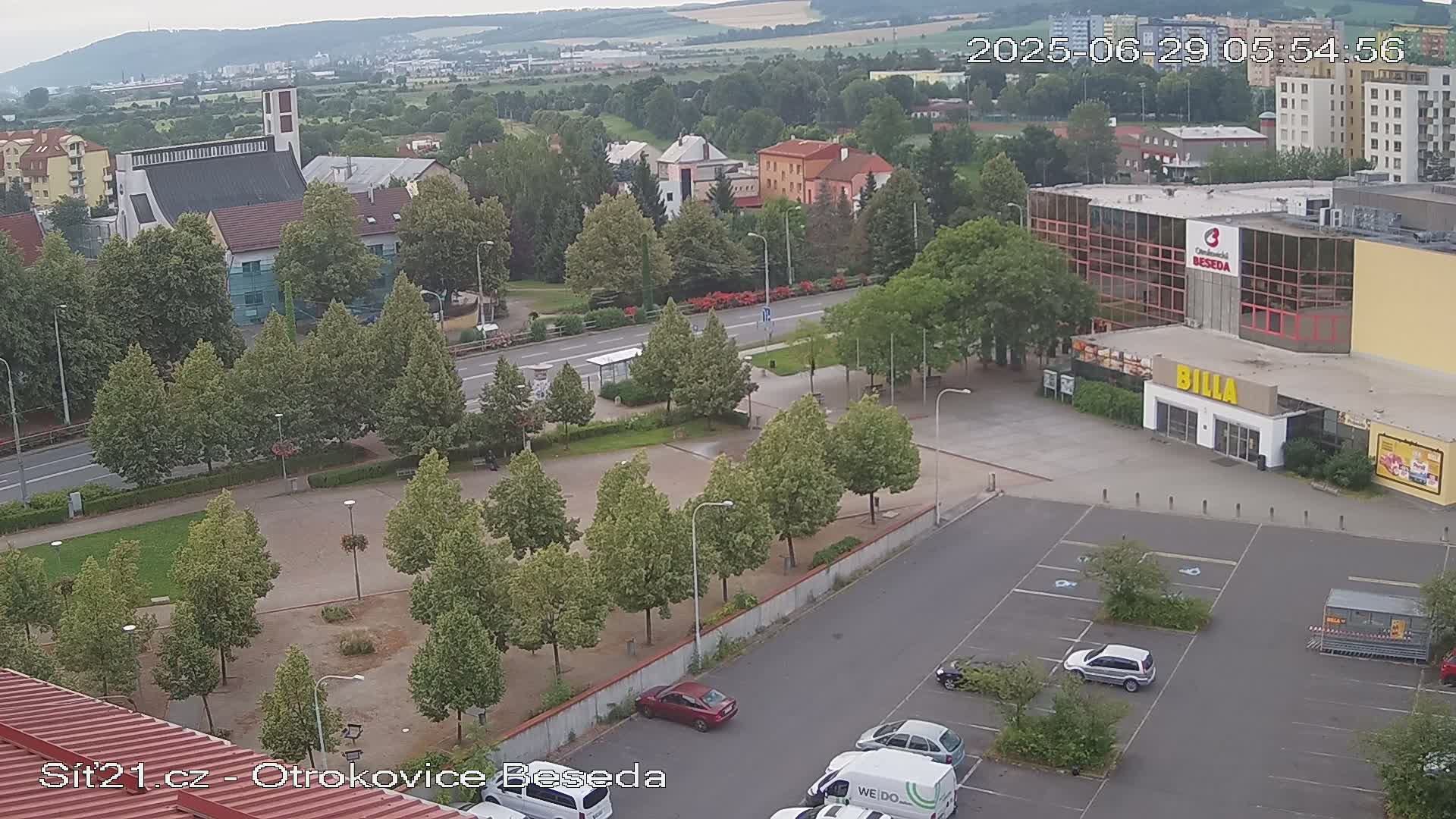 Otrokovice East View Skyline Live Cam - Otrokovice, Zlin, Czechia