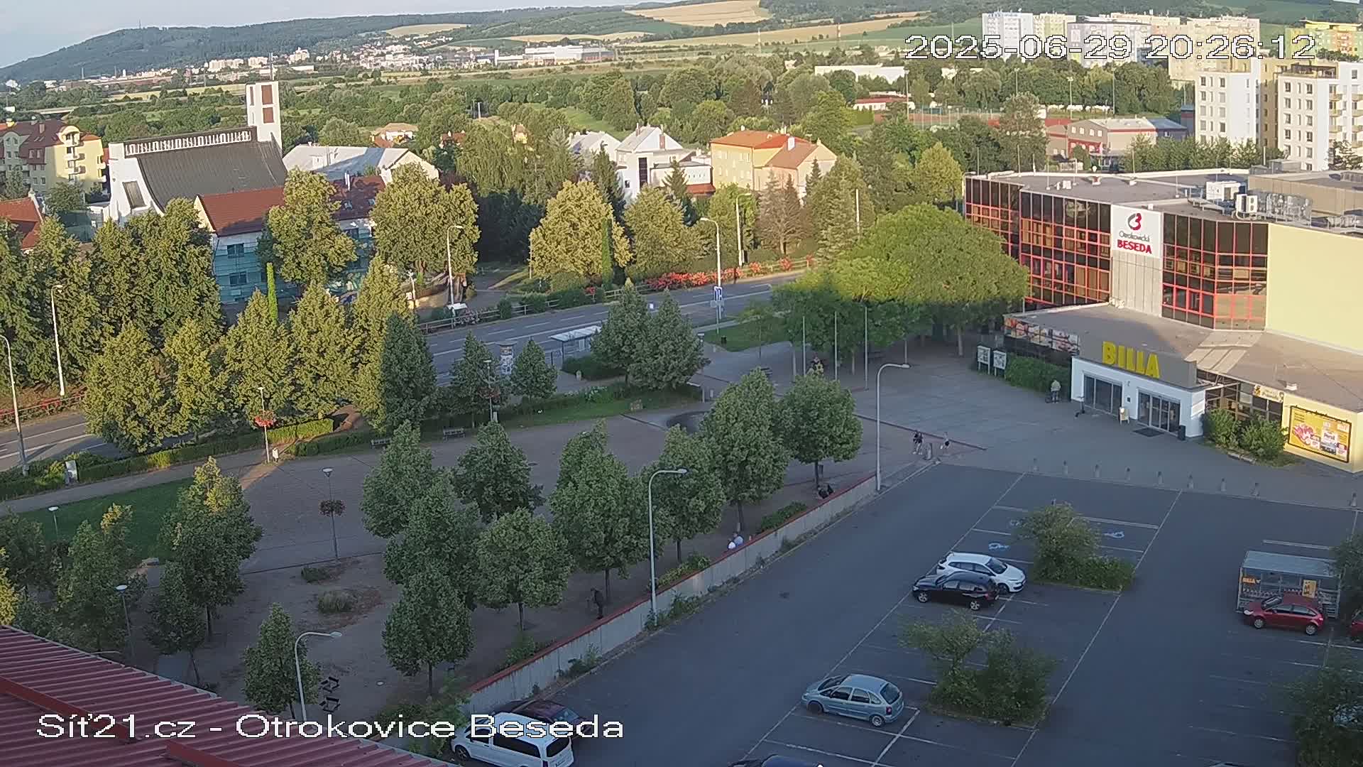Otrokovice East View Skyline Live Cam - Otrokovice, Zlin, Czechia