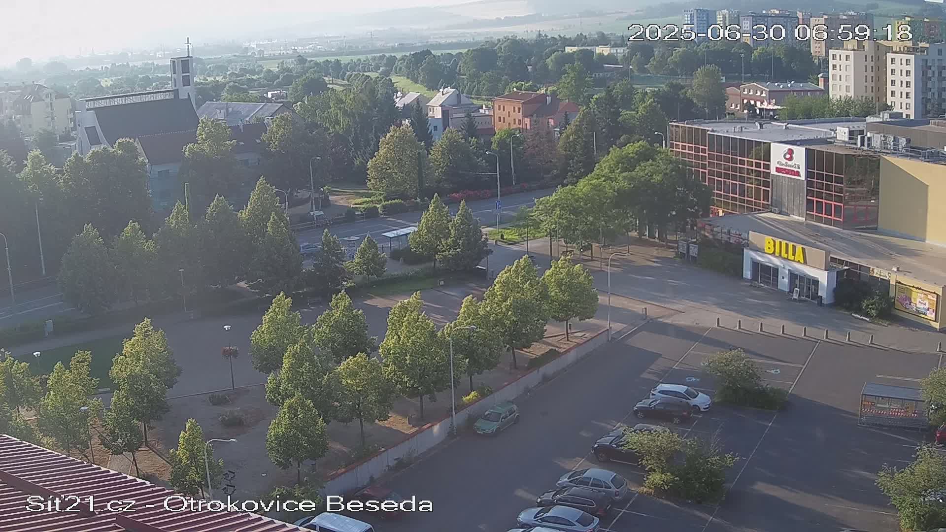 Otrokovice East View Skyline Live Cam - Otrokovice, Zlin, Czechia