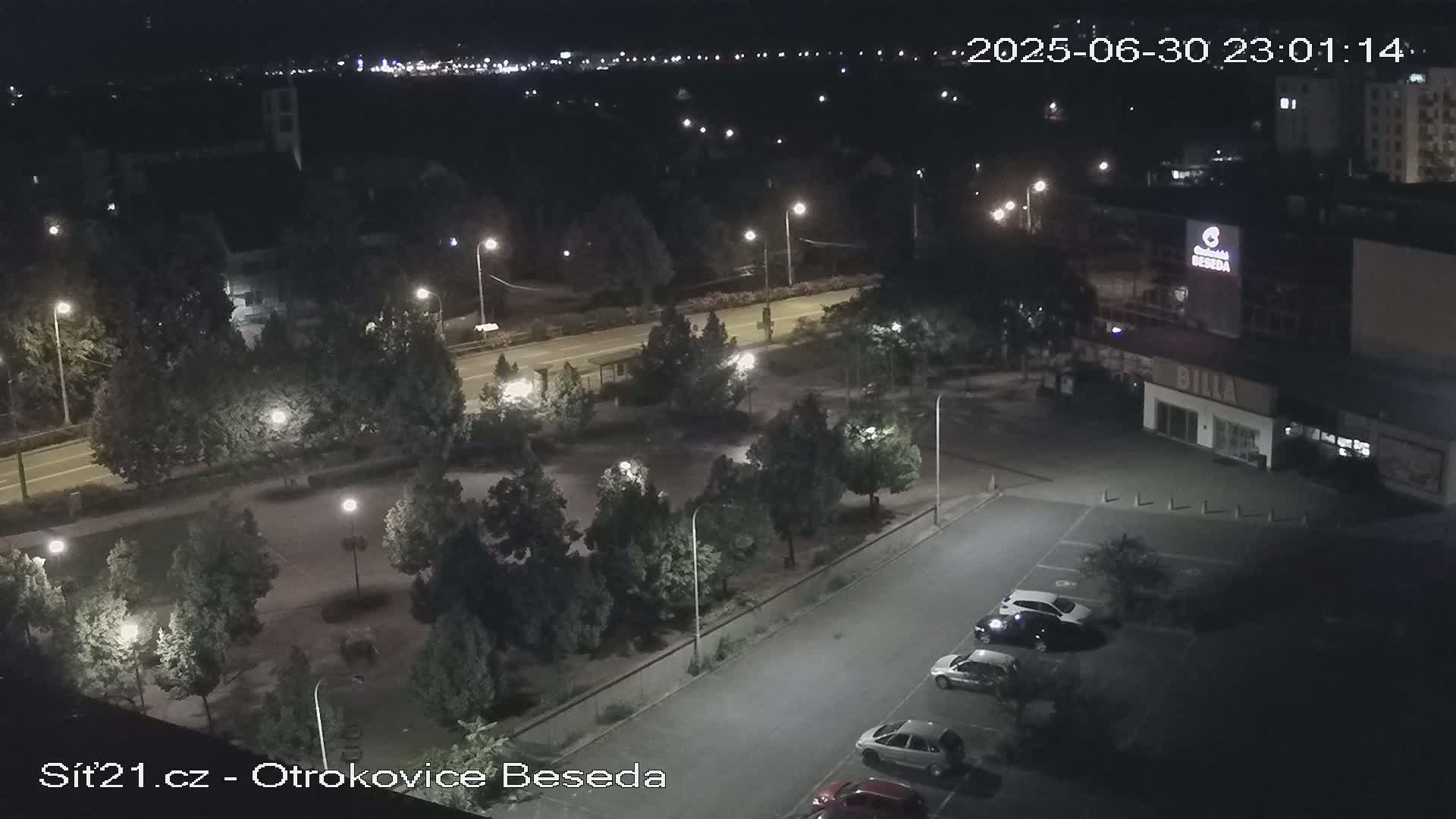 Otrokovice East View Skyline Live Cam - Otrokovice, Zlin, Czechia