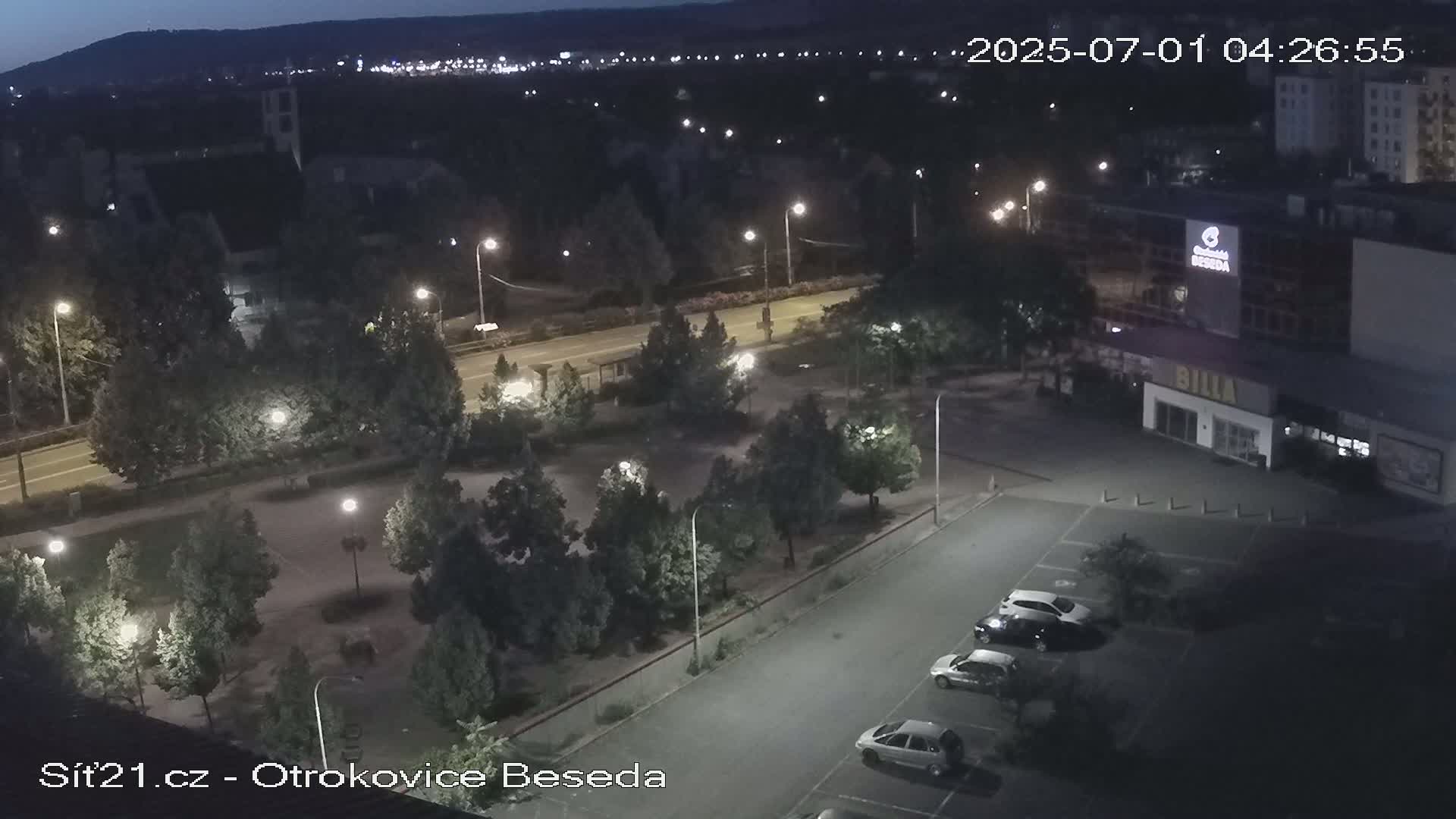 Otrokovice East View Skyline Live Cam - Otrokovice, Zlin, Czechia