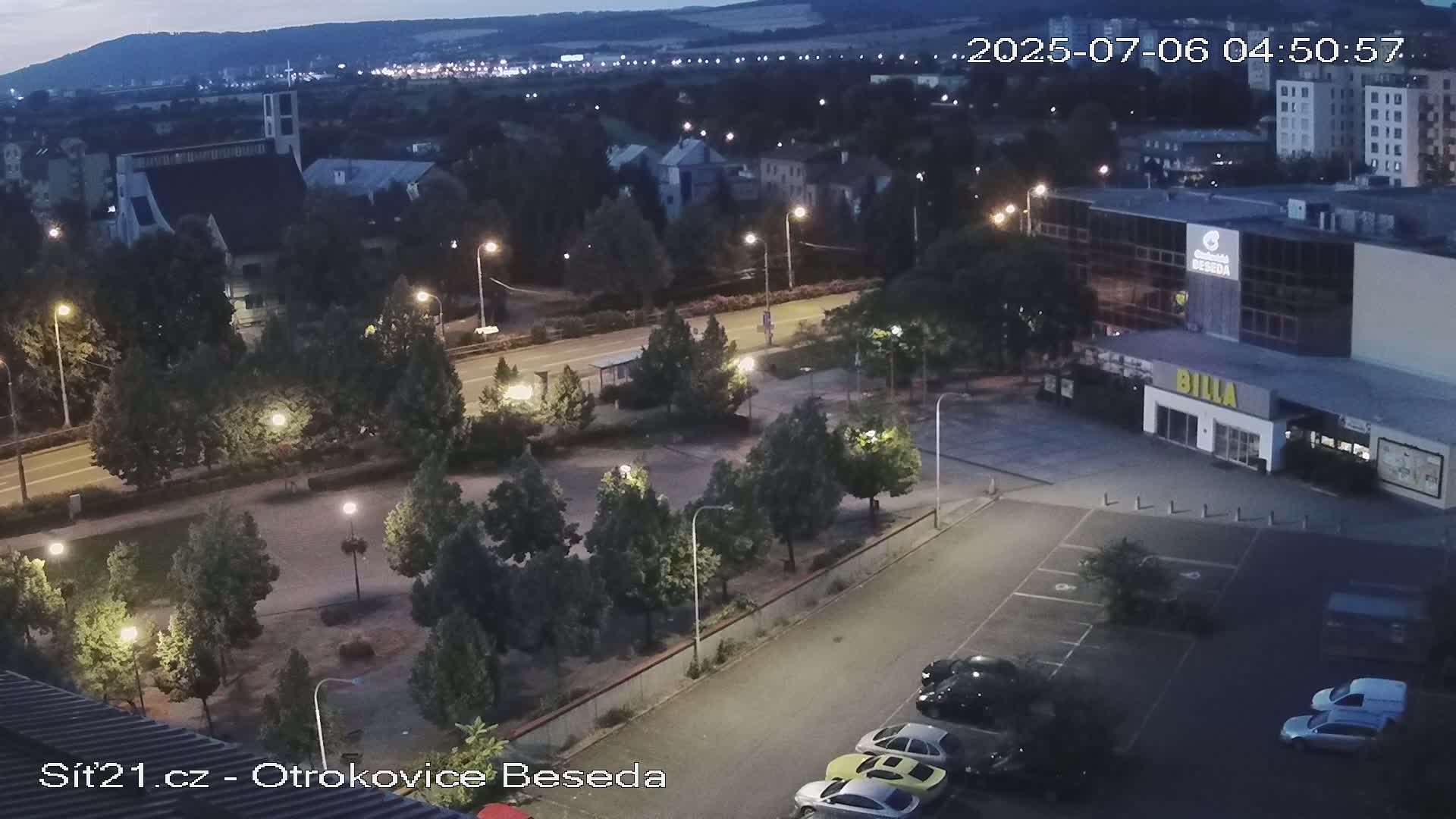 Otrokovice East View Skyline Live Cam - Otrokovice, Zlin, Czechia