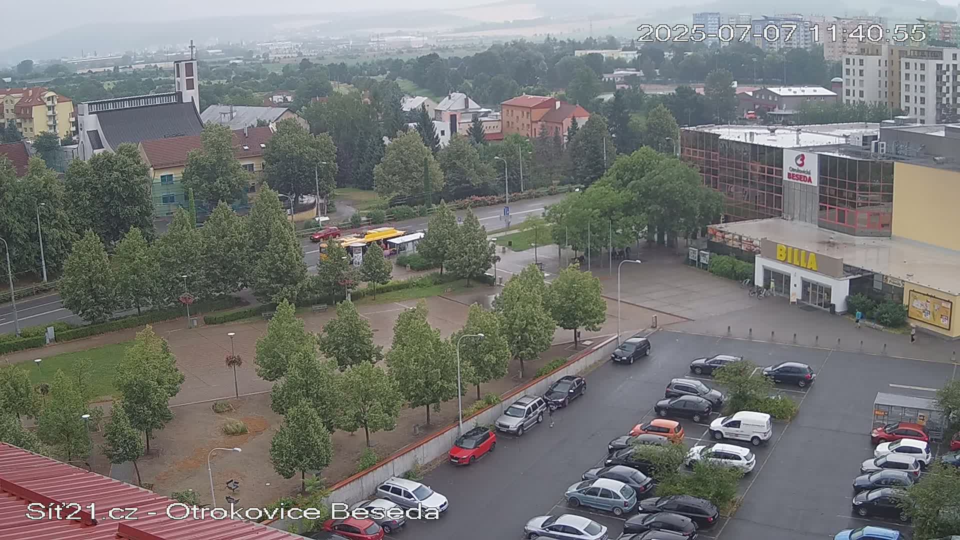 Otrokovice East View Skyline Live Cam - Otrokovice, Zlin, Czechia