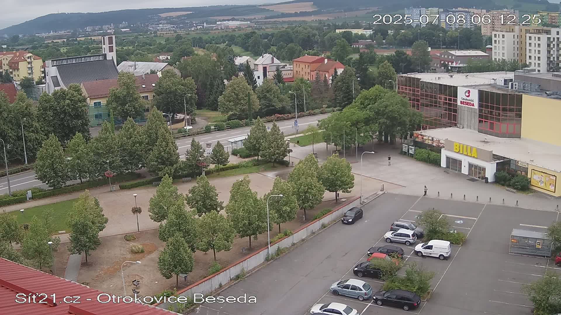 Otrokovice East View Skyline Live Cam - Otrokovice, Zlin, Czechia