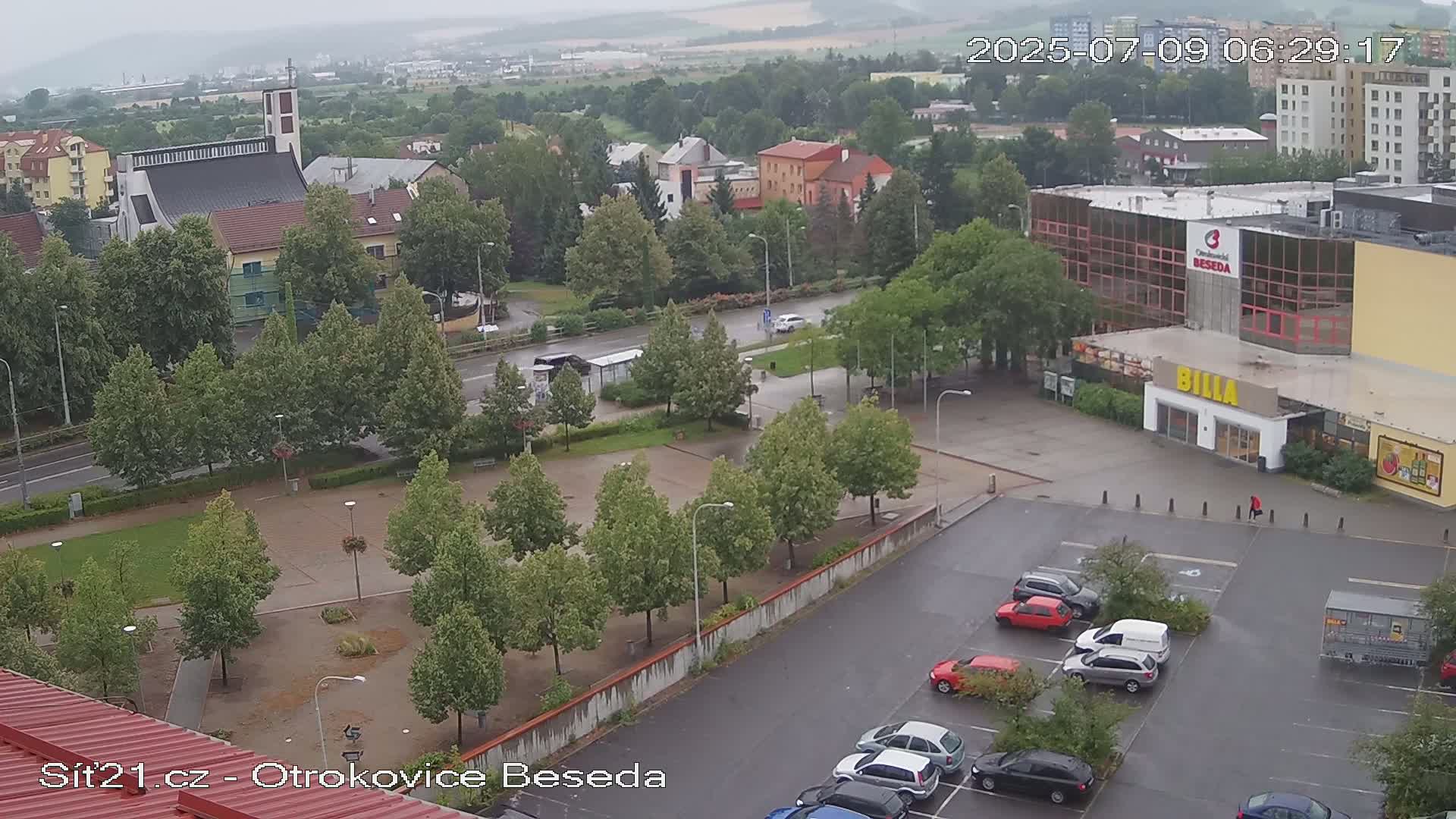 Otrokovice East View Skyline Live Cam - Otrokovice, Zlin, Czechia