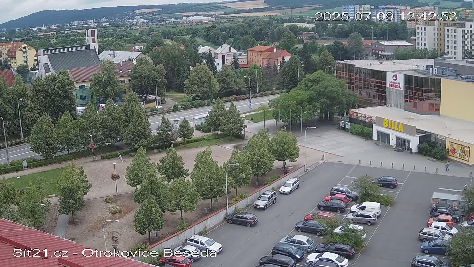 Otrokovice East View Skyline Live Cam - Otrokovice, Zlin, Czechia