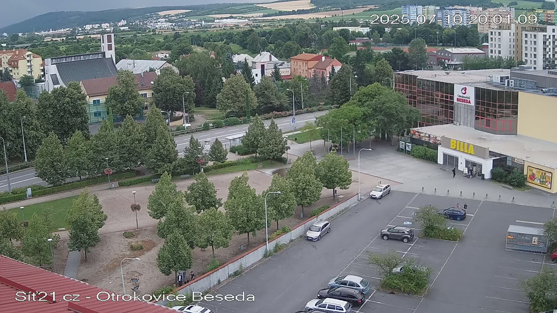 Otrokovice East View Skyline Live Cam - Otrokovice, Zlin, Czechia