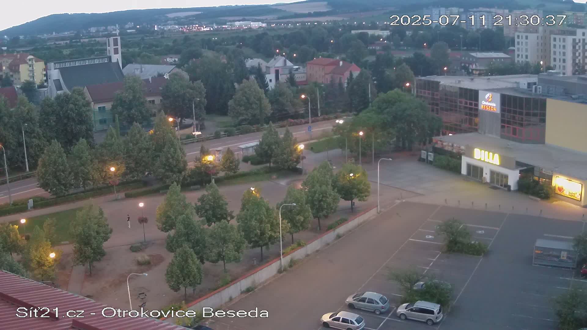 Otrokovice East View Skyline Live Cam - Otrokovice, Zlin, Czechia