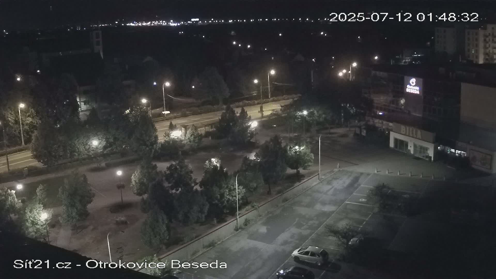 Otrokovice East View Skyline Live Cam - Otrokovice, Zlin, Czechia