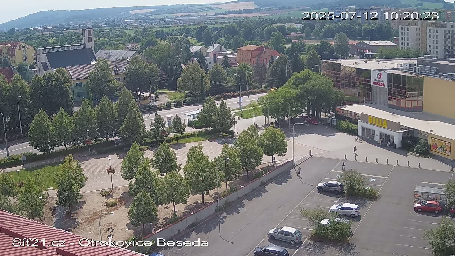 Otrokovice East View Skyline Live Cam - Otrokovice, Zlin, Czechia