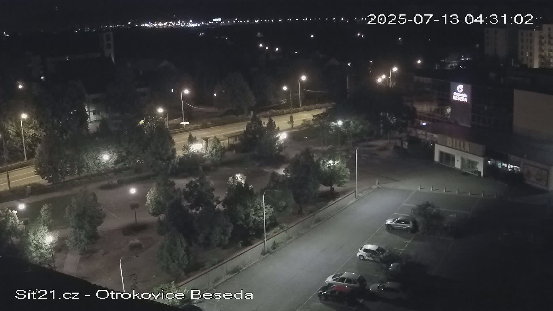 Otrokovice East View Skyline Live Cam - Otrokovice, Zlin, Czechia