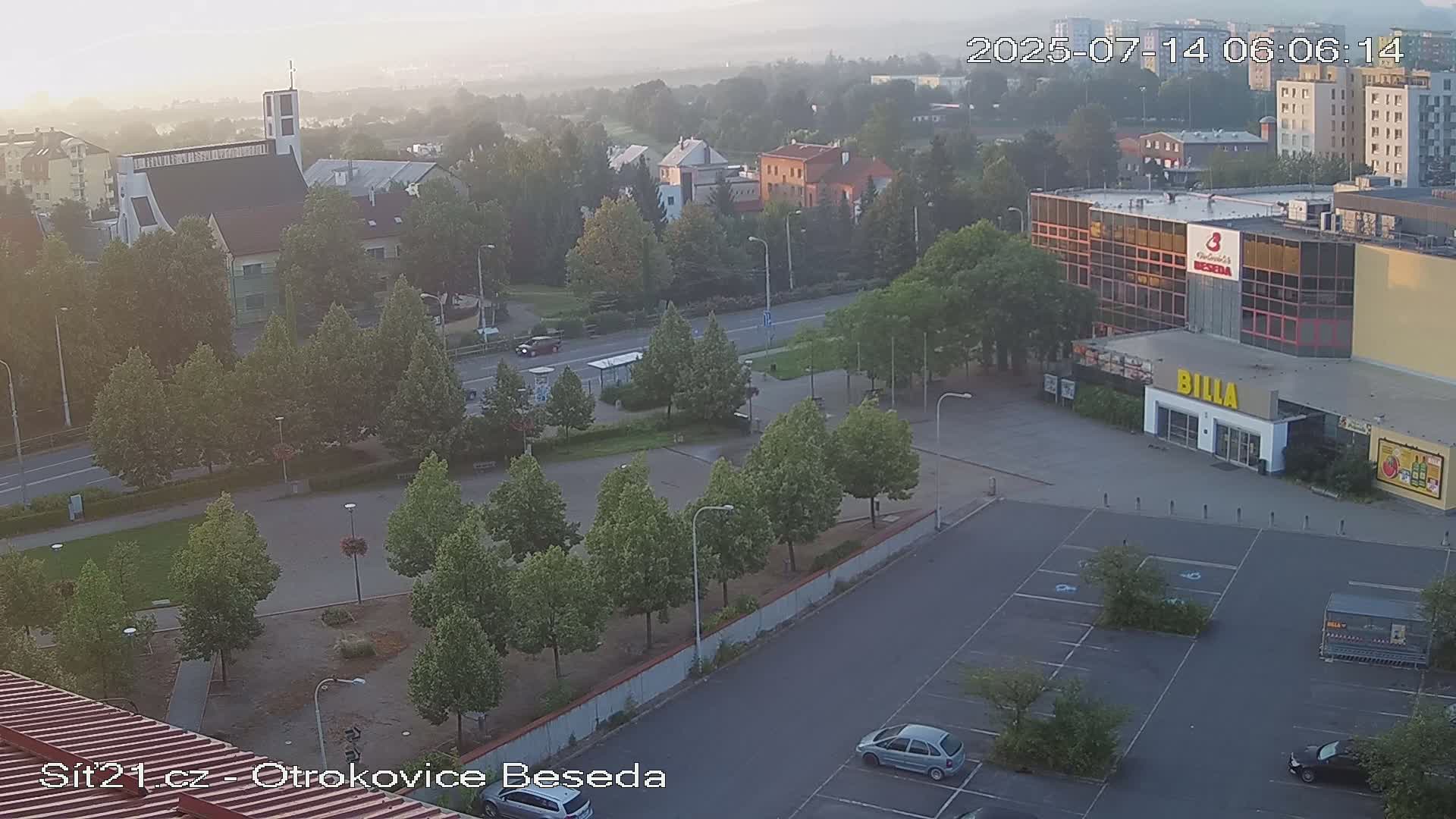 Otrokovice East View Skyline Live Cam - Otrokovice, Zlin, Czechia