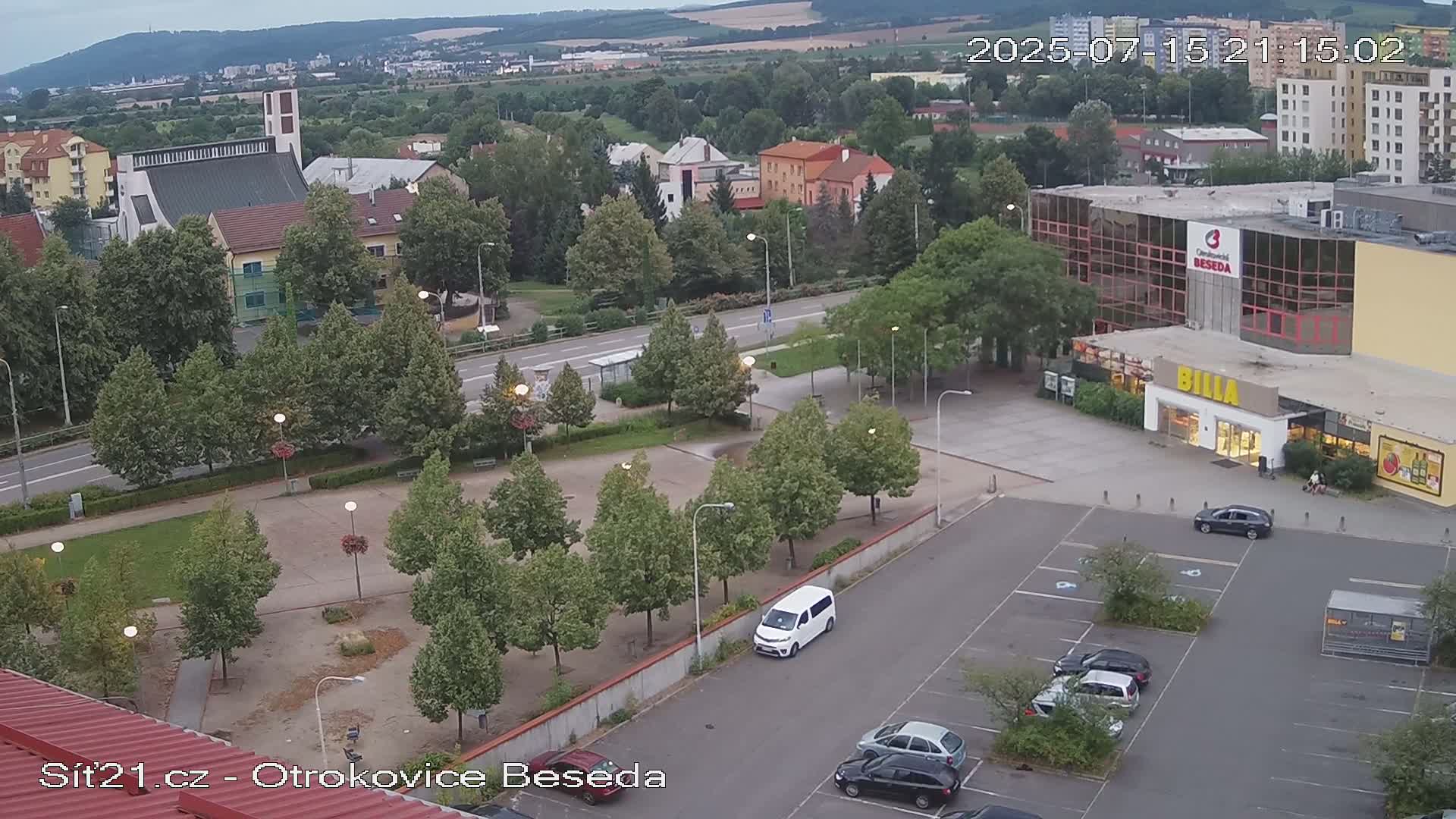 Otrokovice East View Skyline Live Cam - Otrokovice, Zlin, Czechia