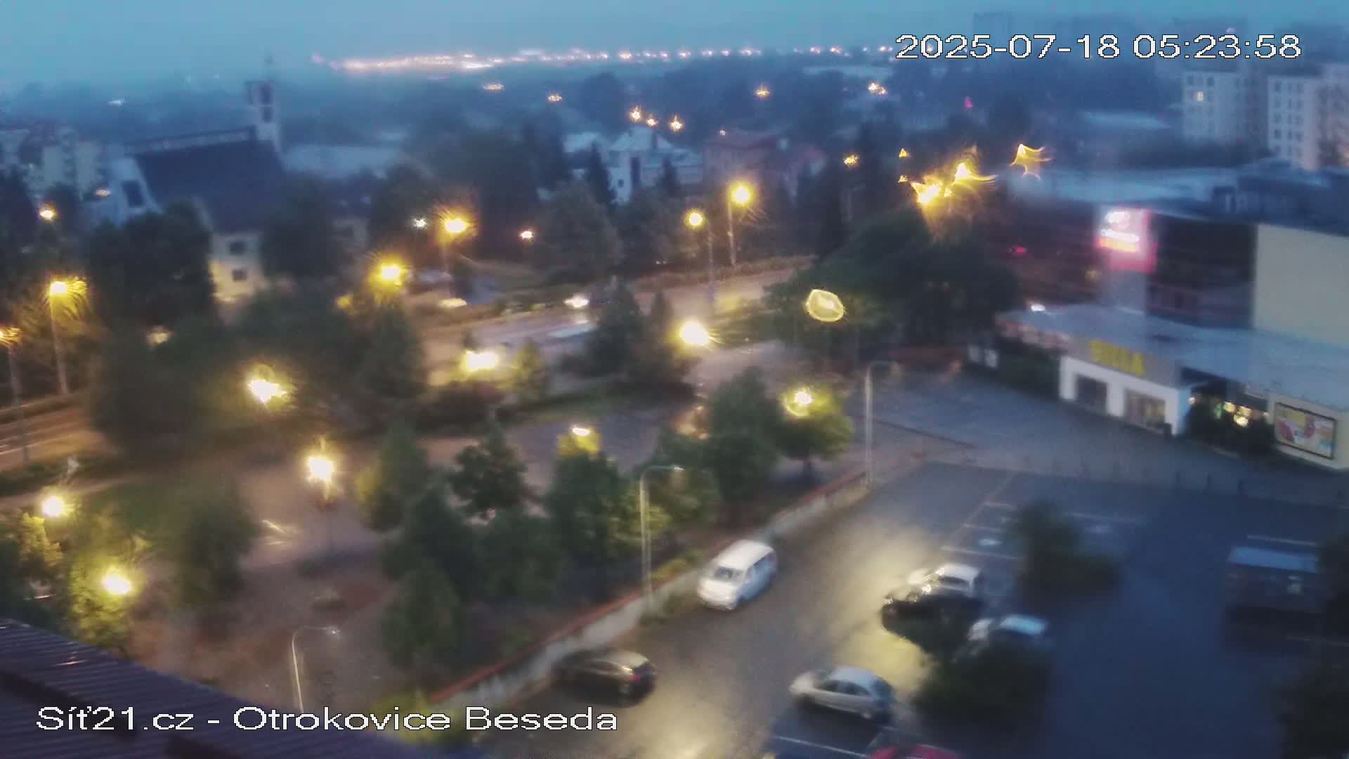 Otrokovice East View Skyline Live Cam - Otrokovice, Zlin, Czechia