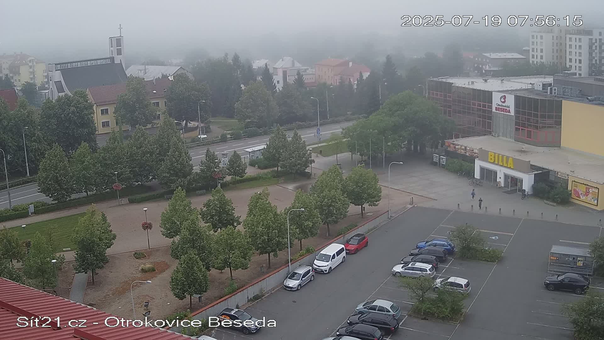 Otrokovice East View Skyline Live Cam - Otrokovice, Zlin, Czechia
