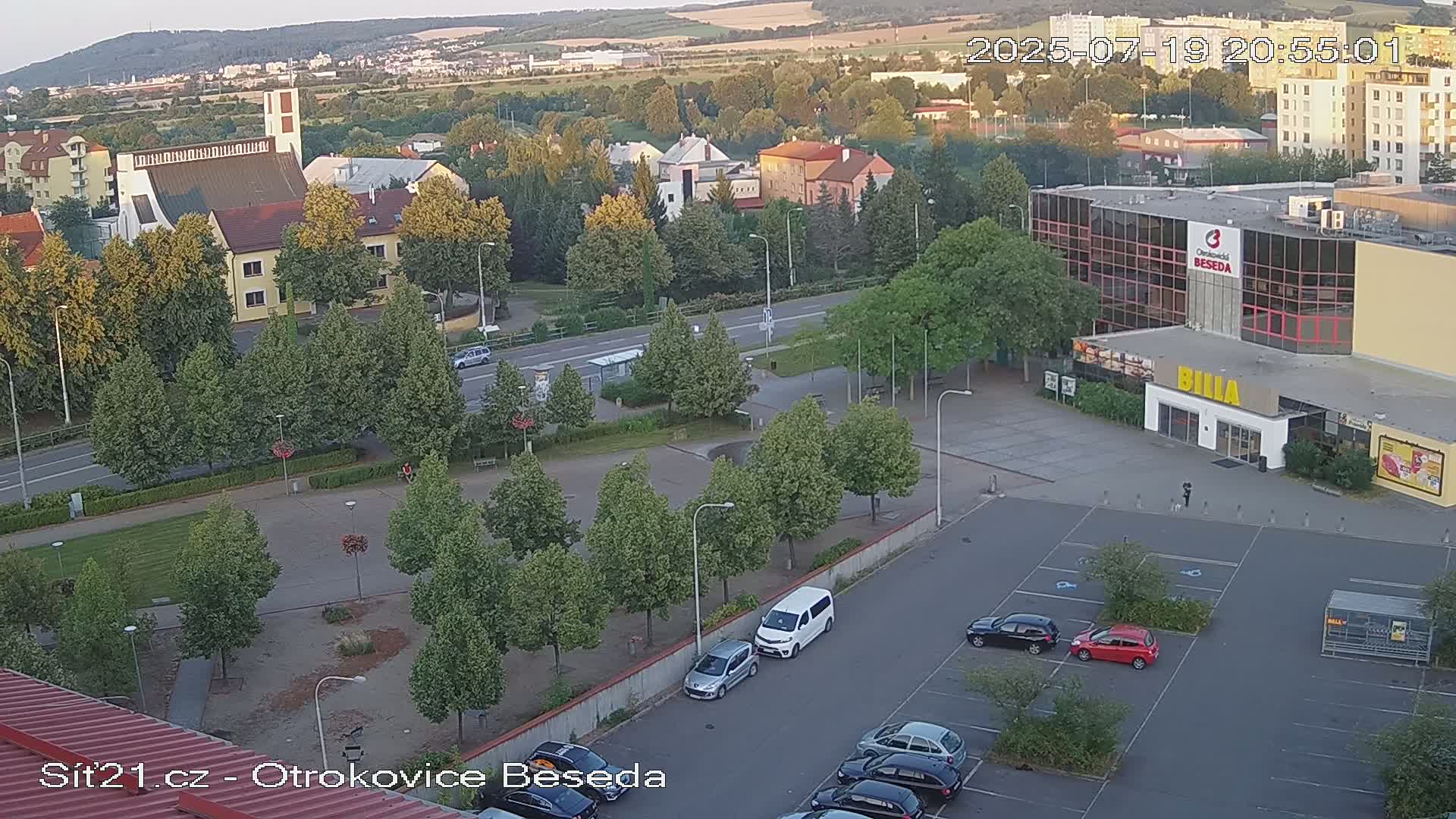 Otrokovice East View Skyline Live Cam - Otrokovice, Zlin, Czechia