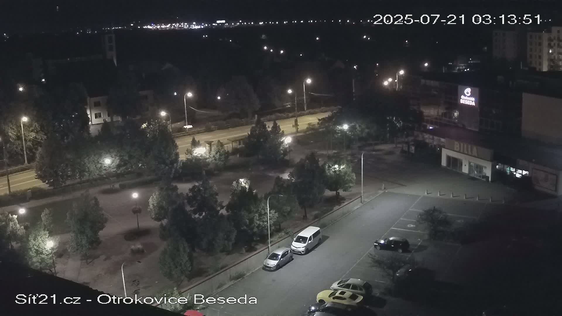 Otrokovice East View Skyline Live Cam - Otrokovice, Zlin, Czechia