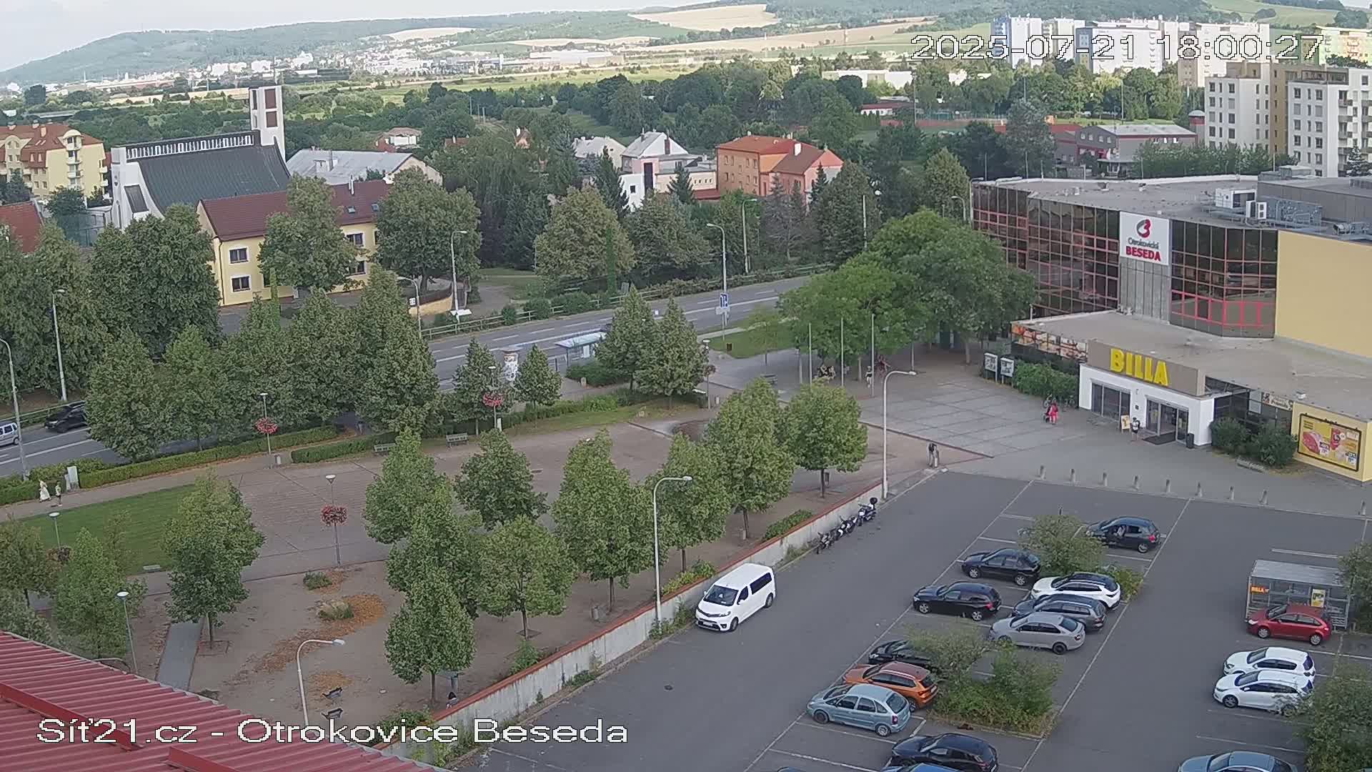 Otrokovice East View Skyline Live Cam - Otrokovice, Zlin, Czechia