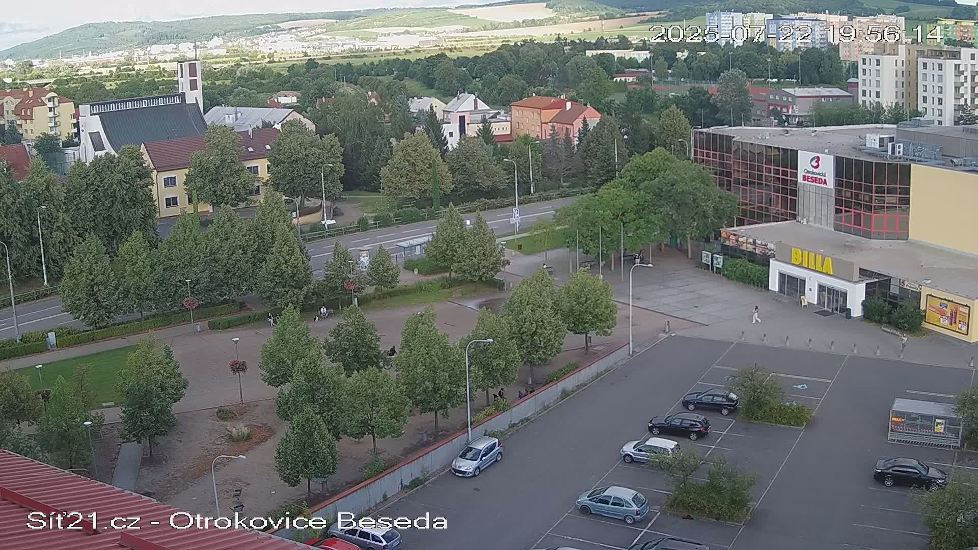 Otrokovice East View Skyline Live Cam - Otrokovice, Zlin, Czechia