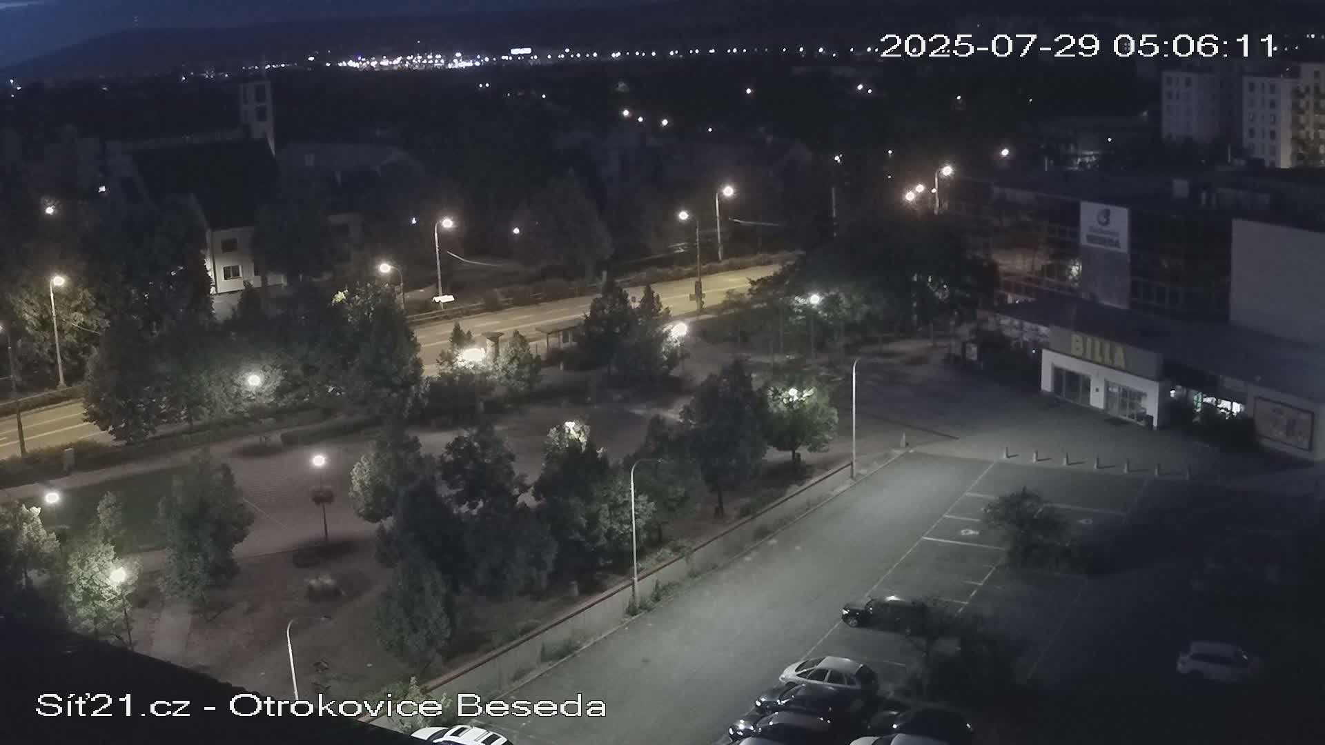 Otrokovice East View Skyline Live Cam - Otrokovice, Zlin, Czechia