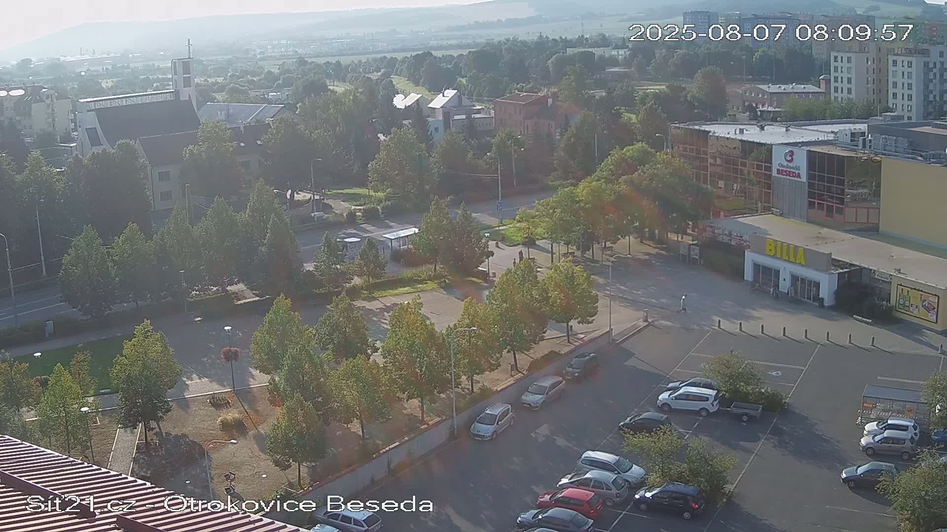 Otrokovice East View Skyline Live Cam - Otrokovice, Zlin, Czechia