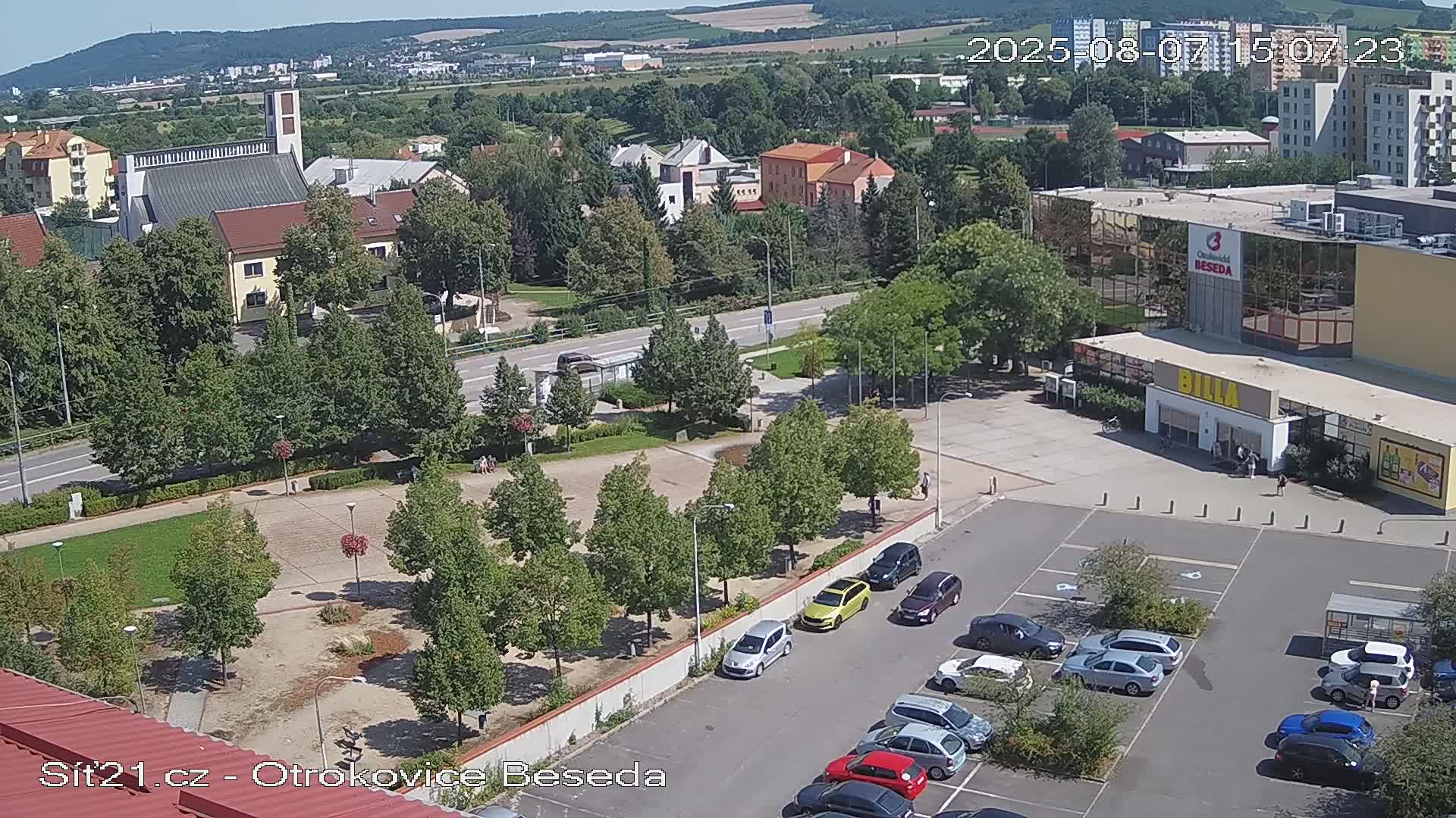 Otrokovice East View Skyline Live Cam - Otrokovice, Zlin, Czechia
