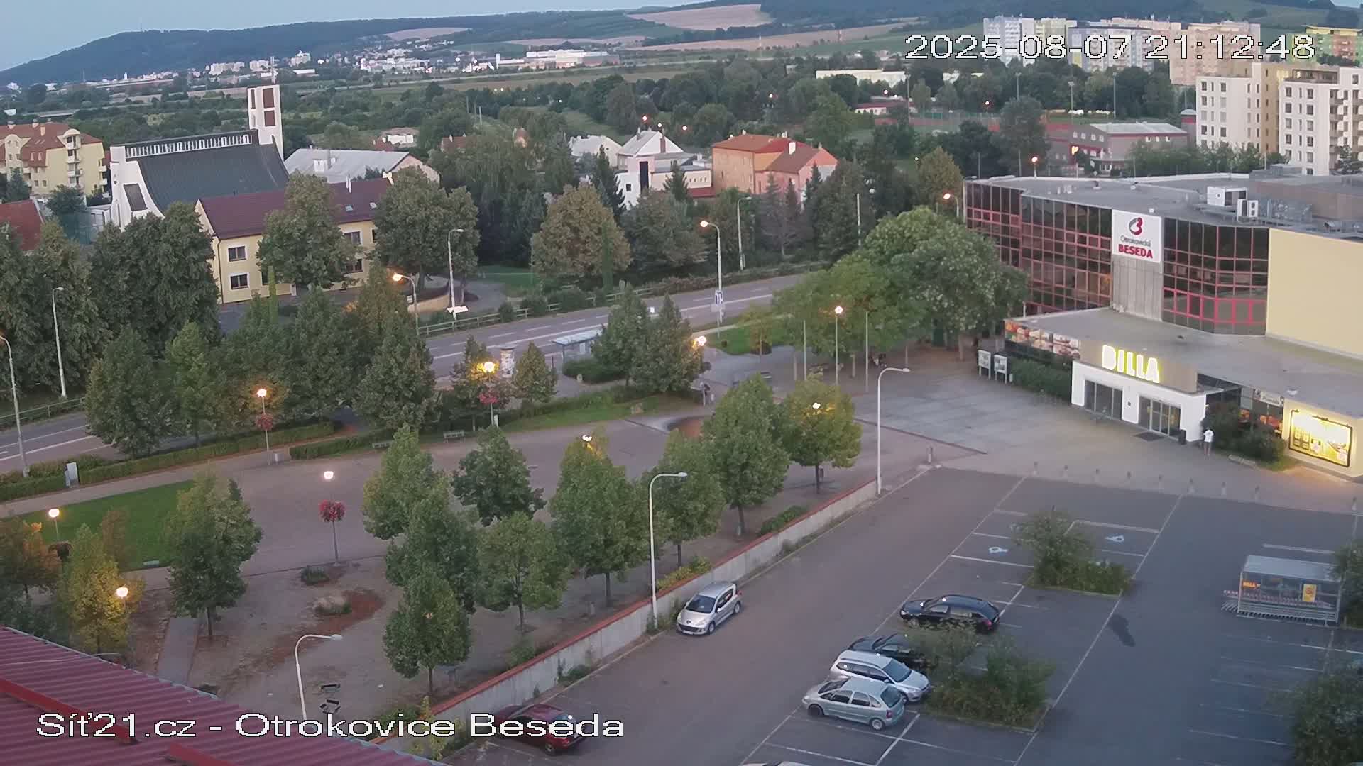 Otrokovice East View Skyline Live Cam - Otrokovice, Zlin, Czechia