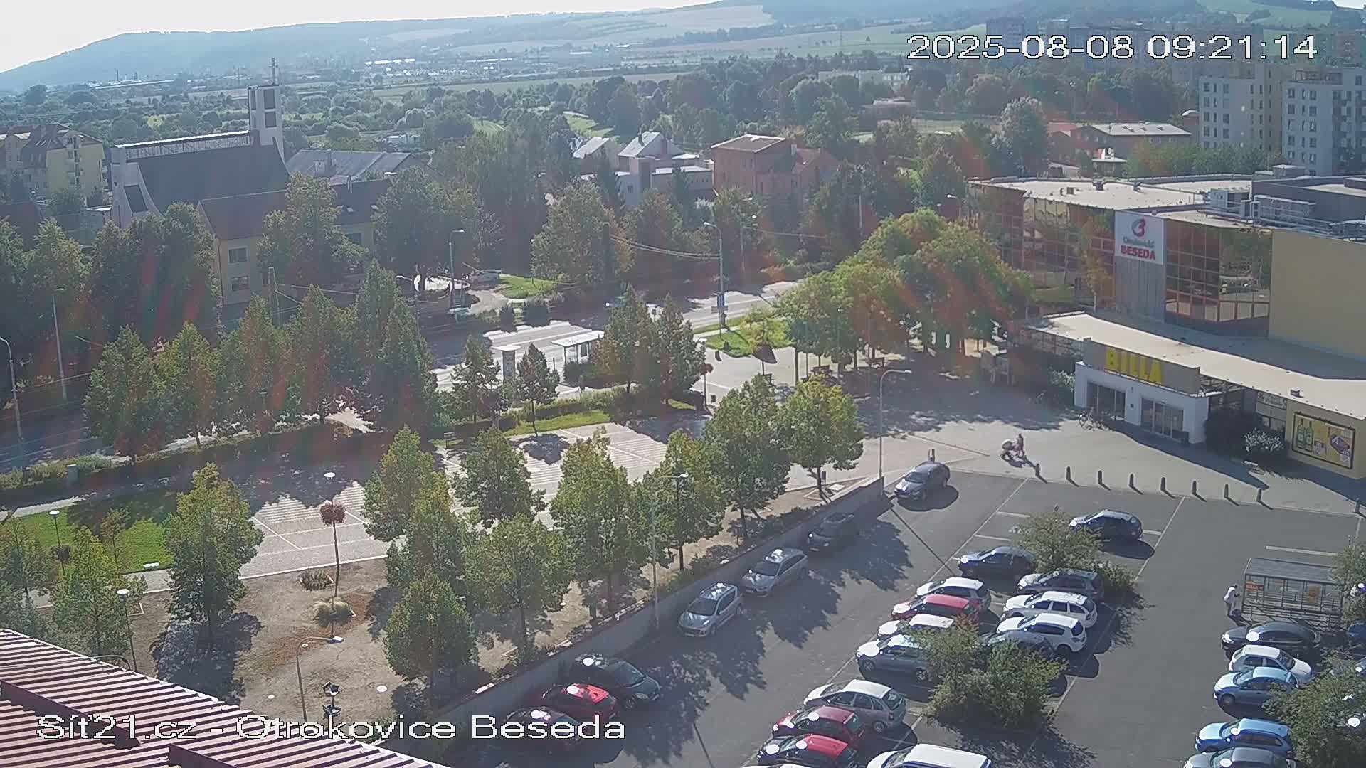 Otrokovice East View Skyline Live Cam - Otrokovice, Zlin, Czechia