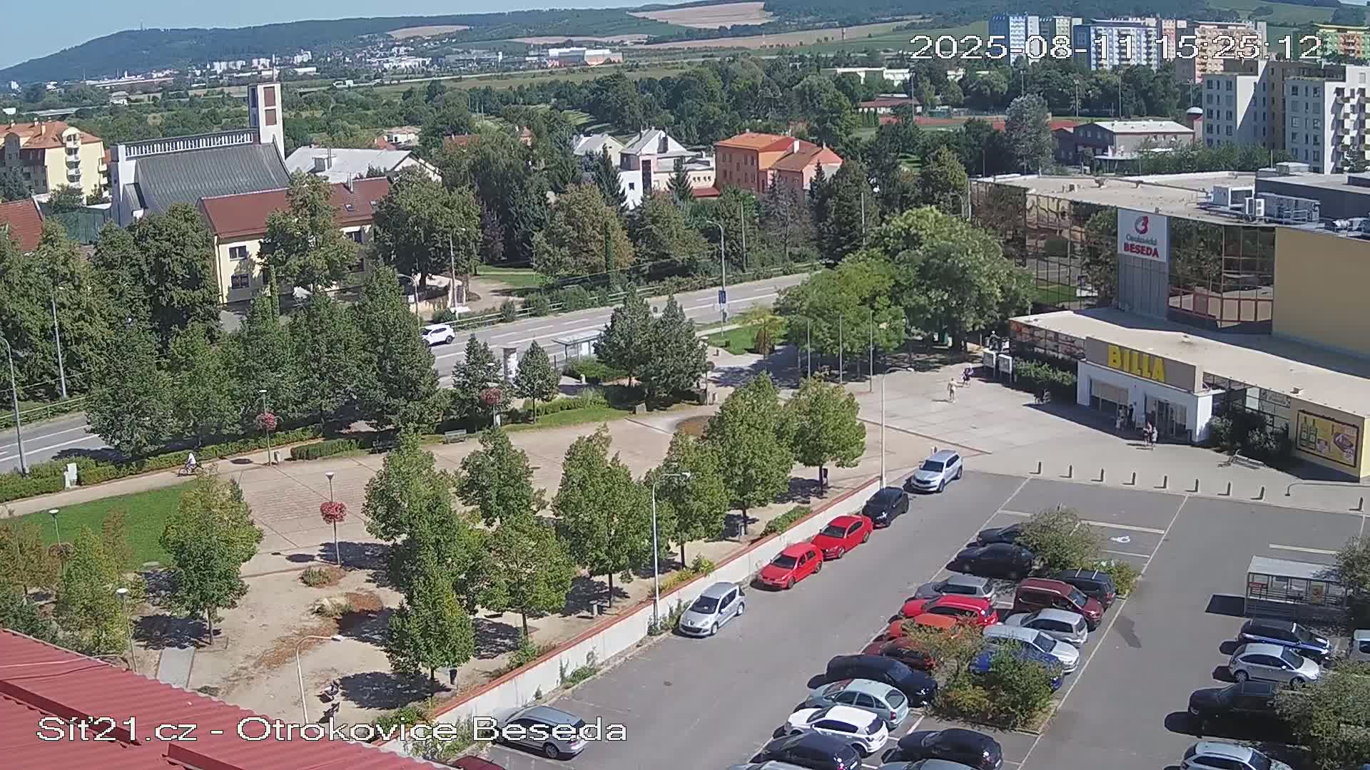 Otrokovice East View Skyline Live Cam - Otrokovice, Zlin, Czechia