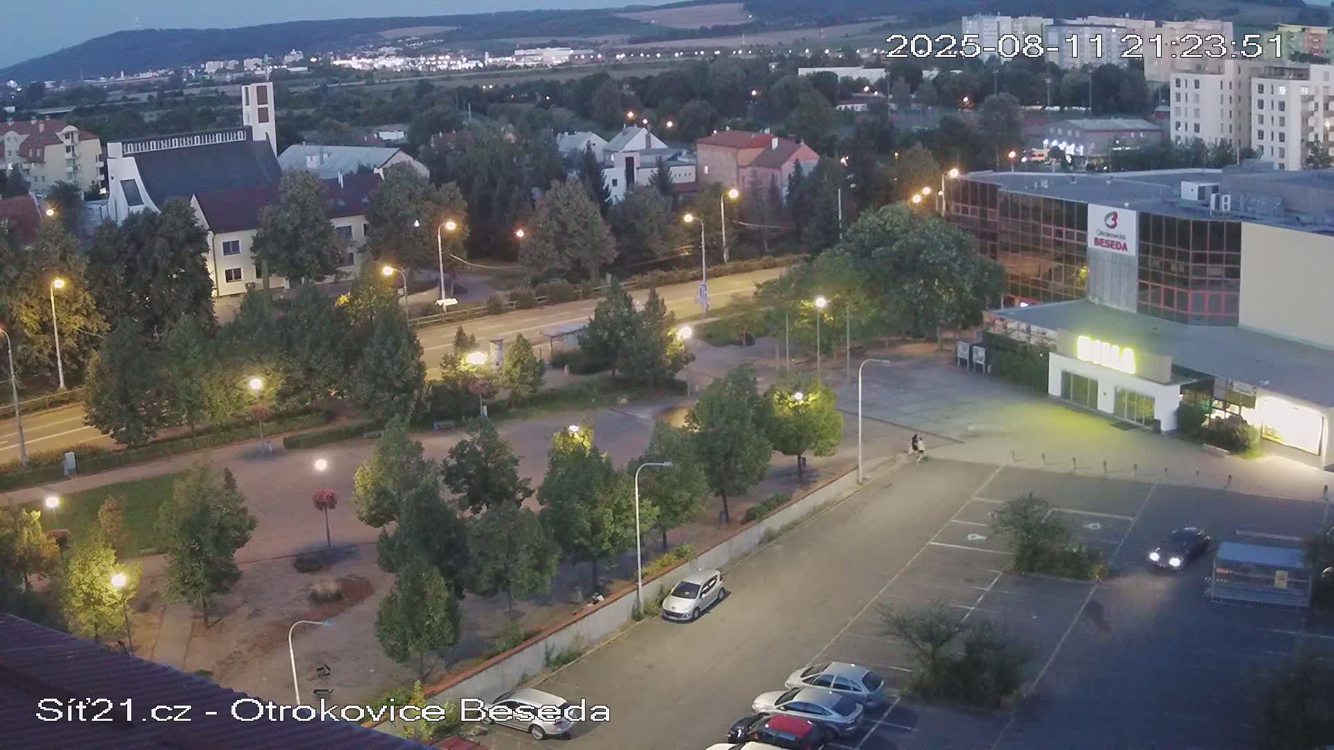 Otrokovice East View Skyline Live Cam - Otrokovice, Zlin, Czechia