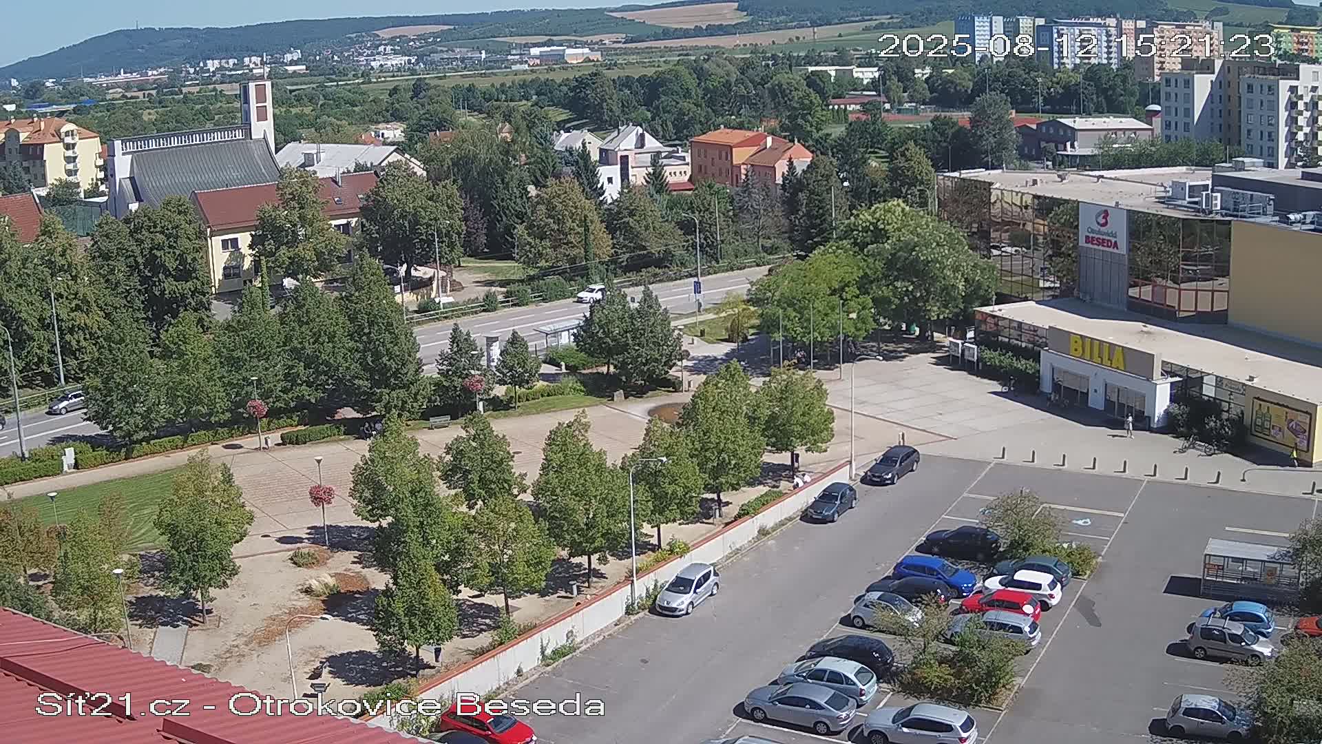 Otrokovice East View Skyline Live Cam - Otrokovice, Zlin, Czechia
