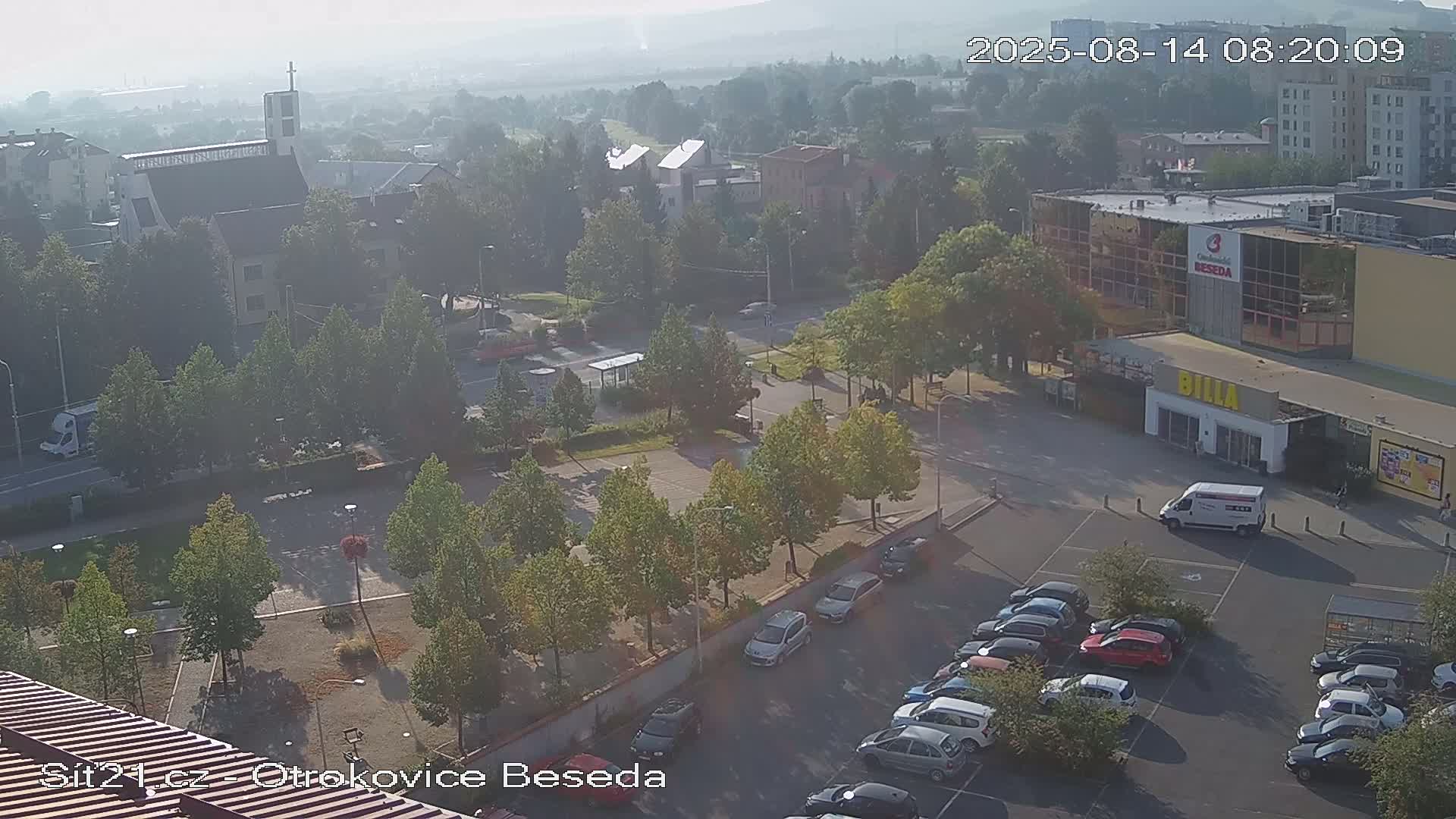 Otrokovice East View Skyline Live Cam - Otrokovice, Zlin, Czechia