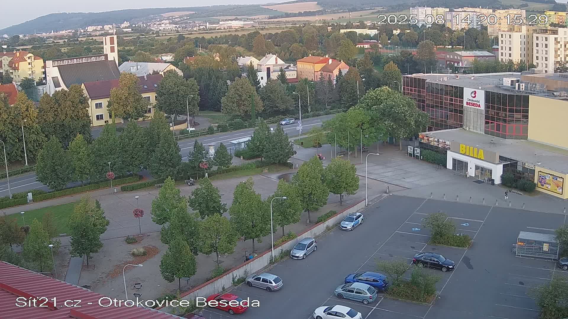 Otrokovice East View Skyline Live Cam - Otrokovice, Zlin, Czechia