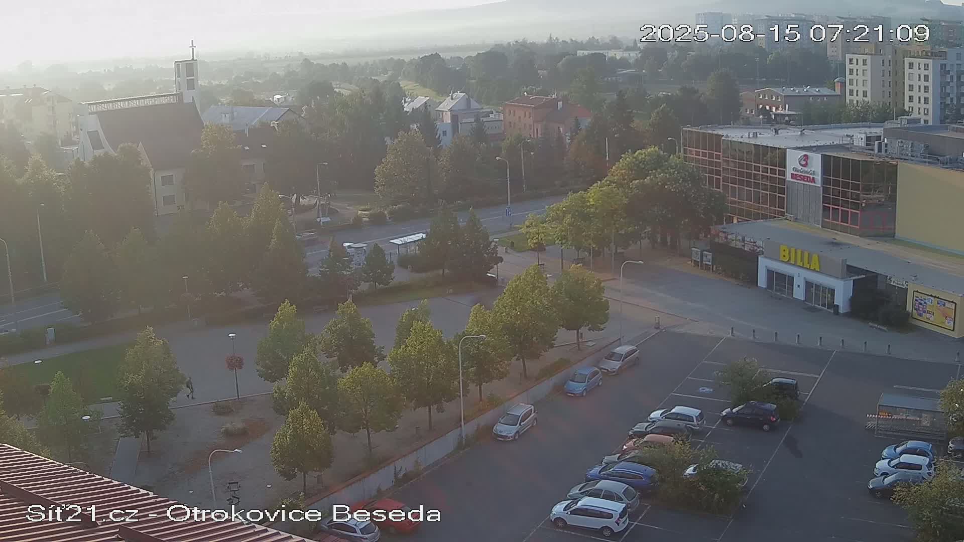 Otrokovice East View Skyline Live Cam - Otrokovice, Zlin, Czechia
